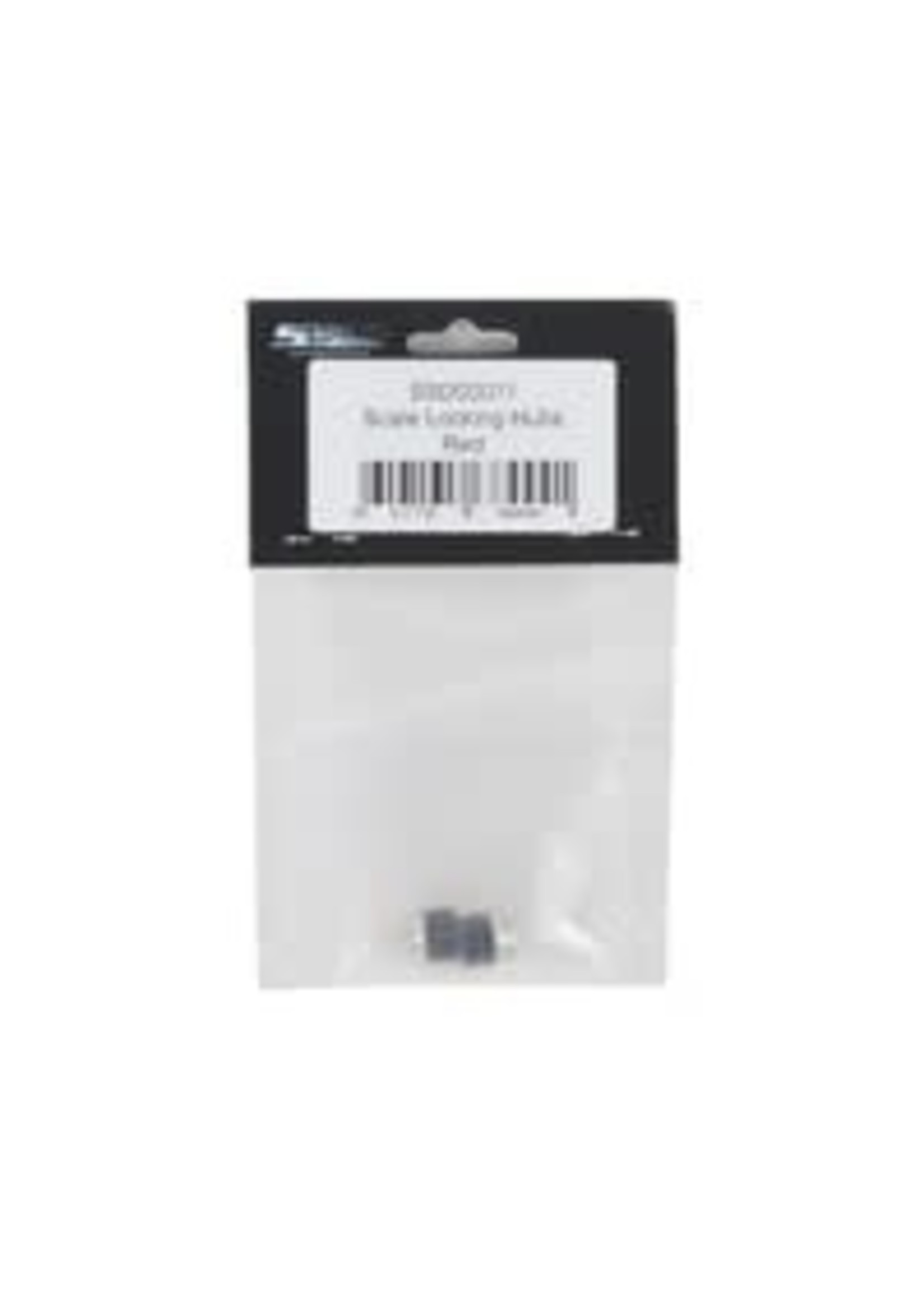 SSD SSD00011 SSD RC Scale Locking Hubs (Red) (2)