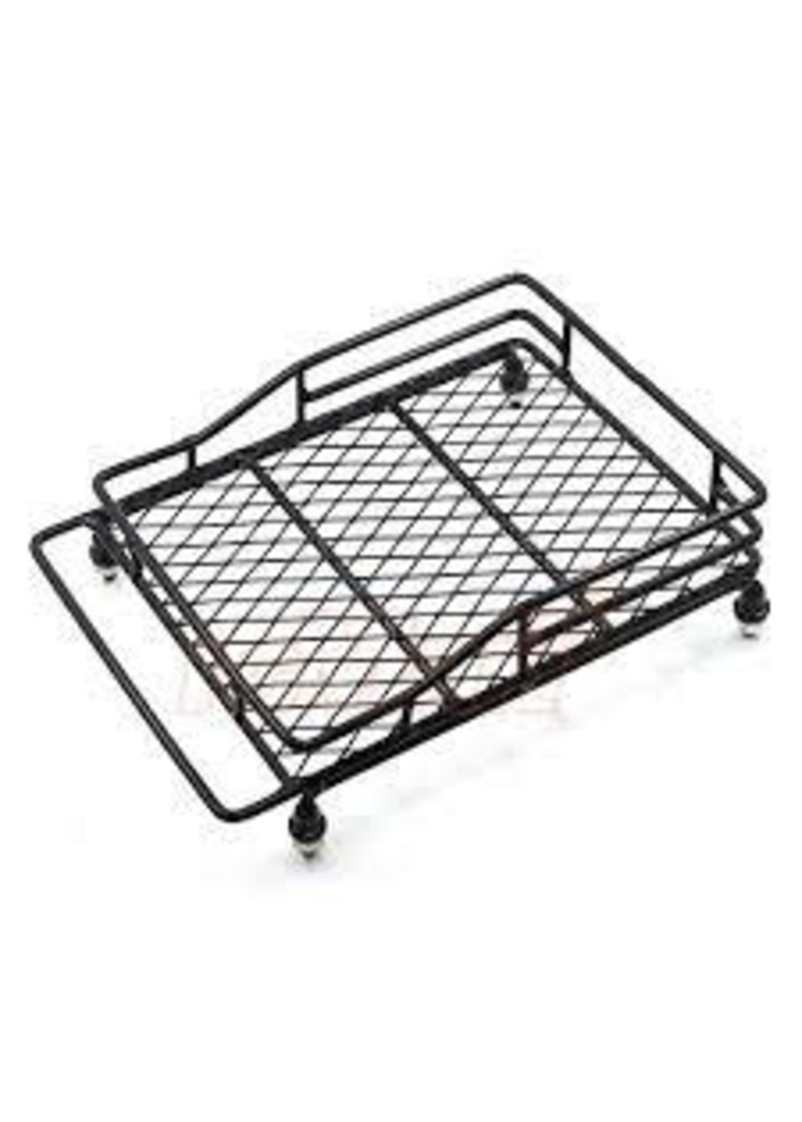 Yeah Racing Yeah Racing 1/10 Crawler Scale Metal Mesh Roof Rack Luggage Tray (14x10x3.5cm)