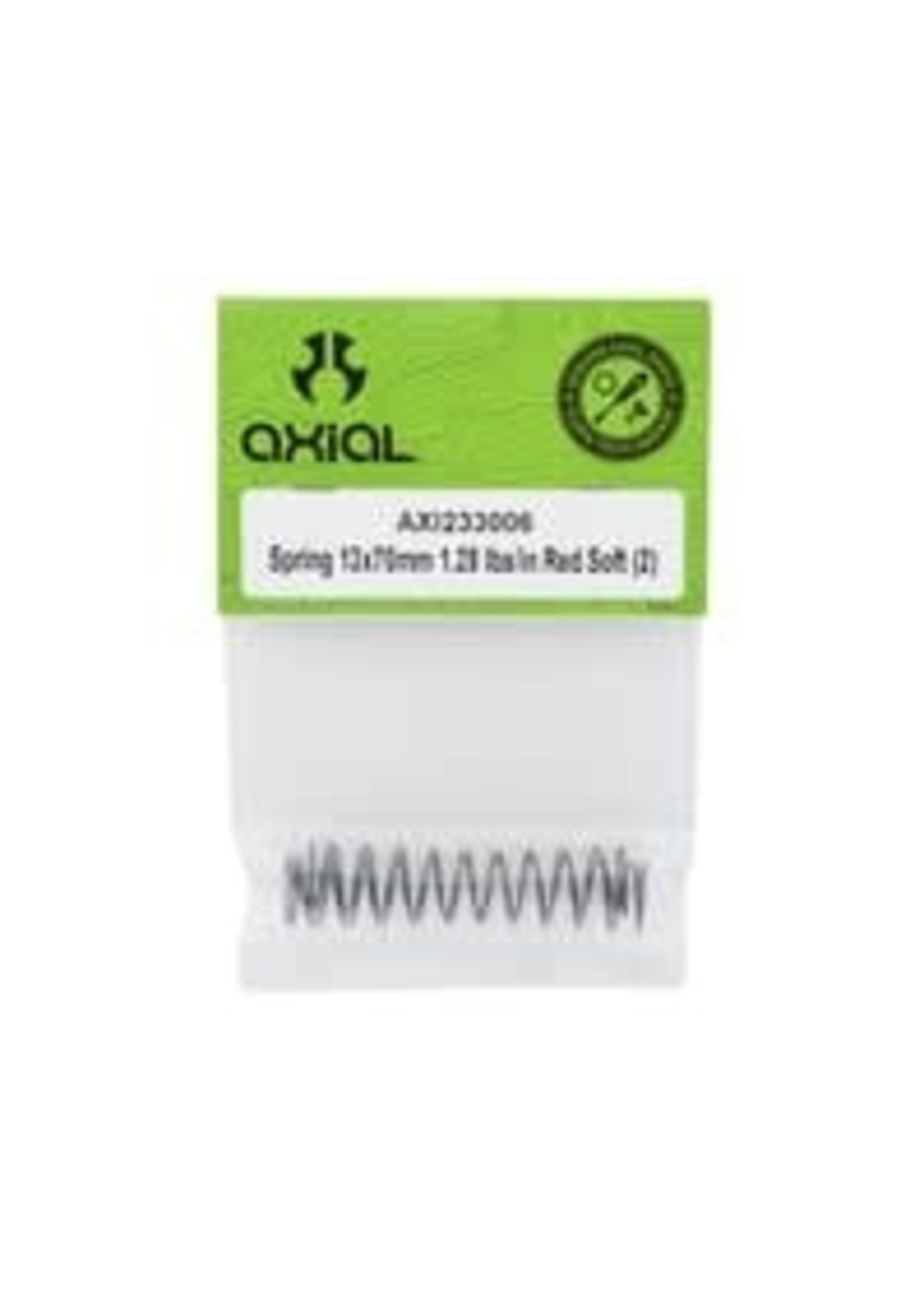 Axial AXI233006 Spring 13x70mm 1.28 lbs/in Red Soft (2)