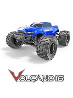 Redcat Racing Redcat Volcano-16 1/16 Scale Brushed Monster Truck Blue