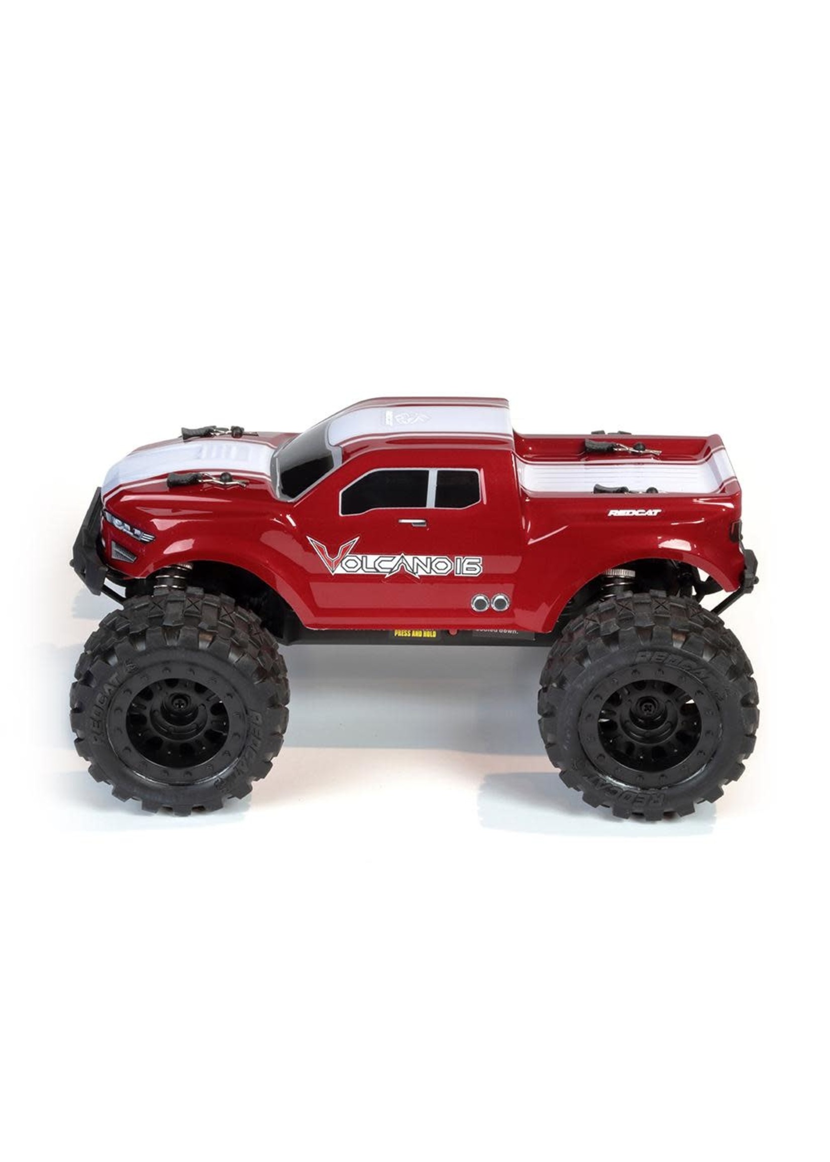 Redcat Racing RER13648 Volcano-16 1/16 Scale Monster Truck - Red