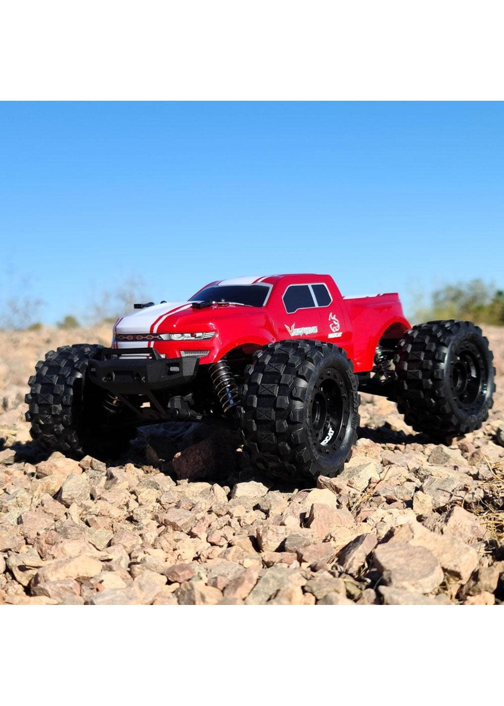 Redcat Racing RER13648 Volcano-16 1/16 Scale Monster Truck - Red