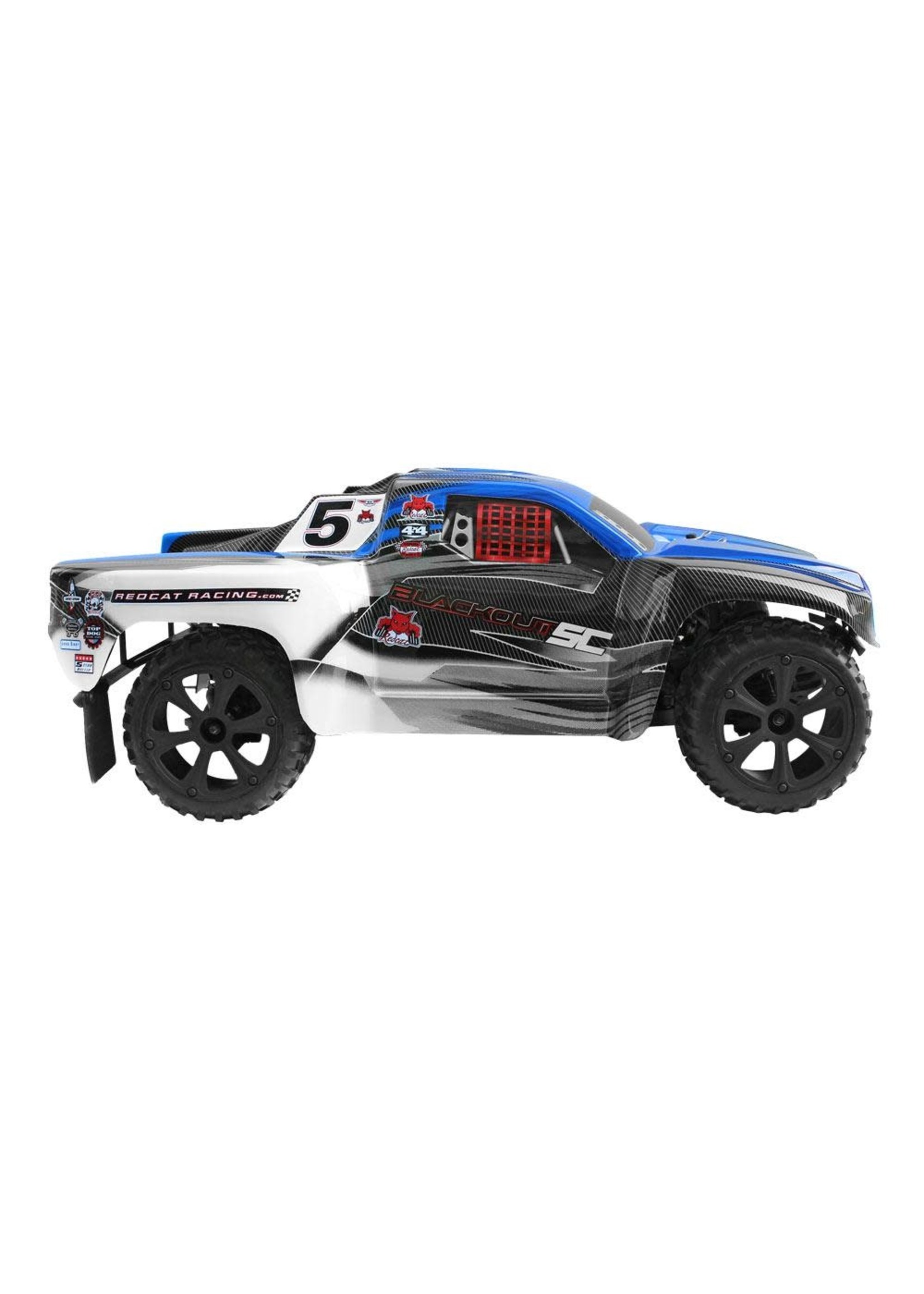 Redcat Racing BLACKOUT-SC-BLUE Blackout SC 1/10 Scale Electric Short Course  Truck