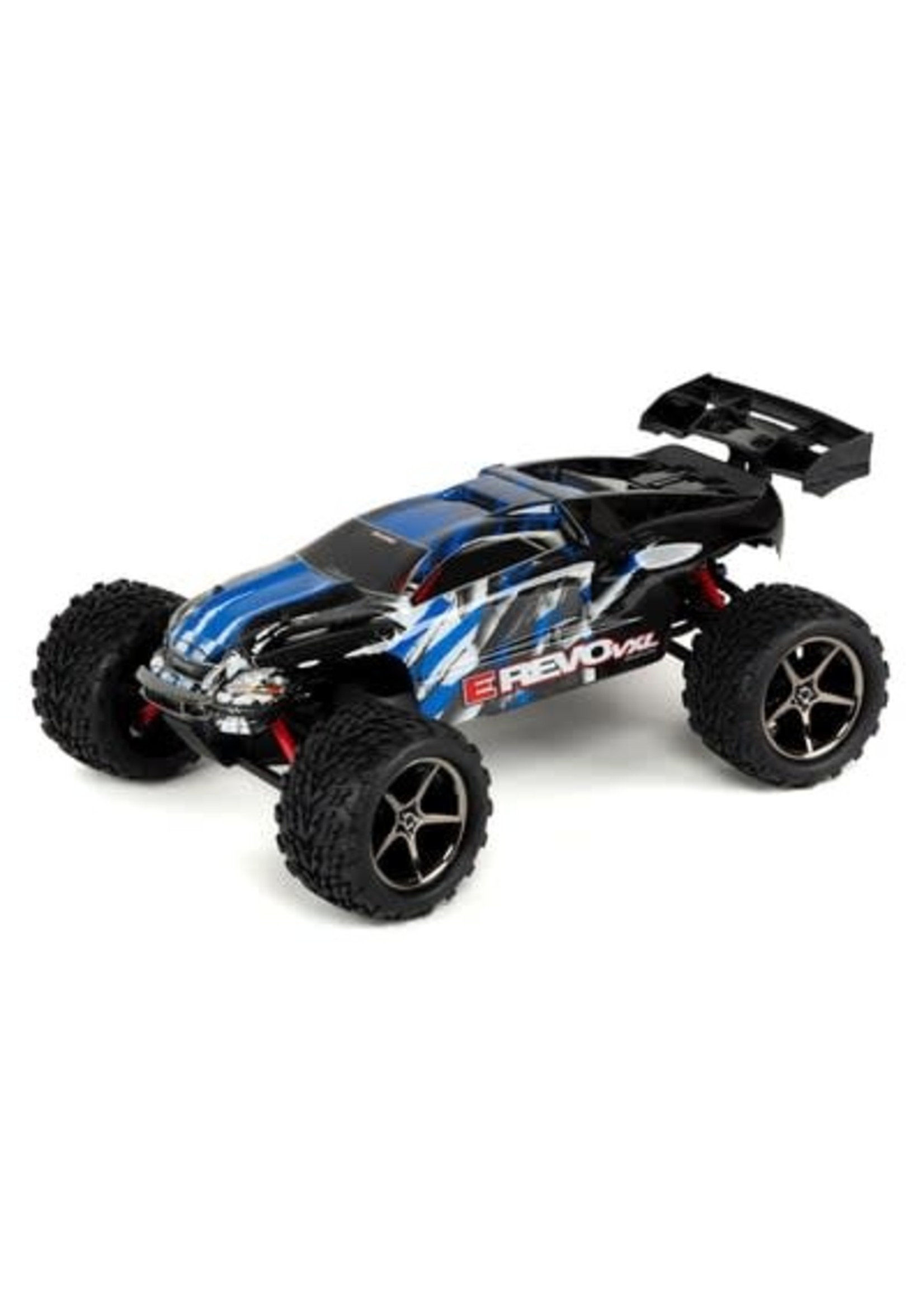 Traxxas 71076-3-BLUEX E-Revo VXL: 1/16-Scale 4WD Racing Monster Truck with TQi Traxxas Link  Enabled 2.4GHz Radio System & Traxxas Stability Management (TSM)