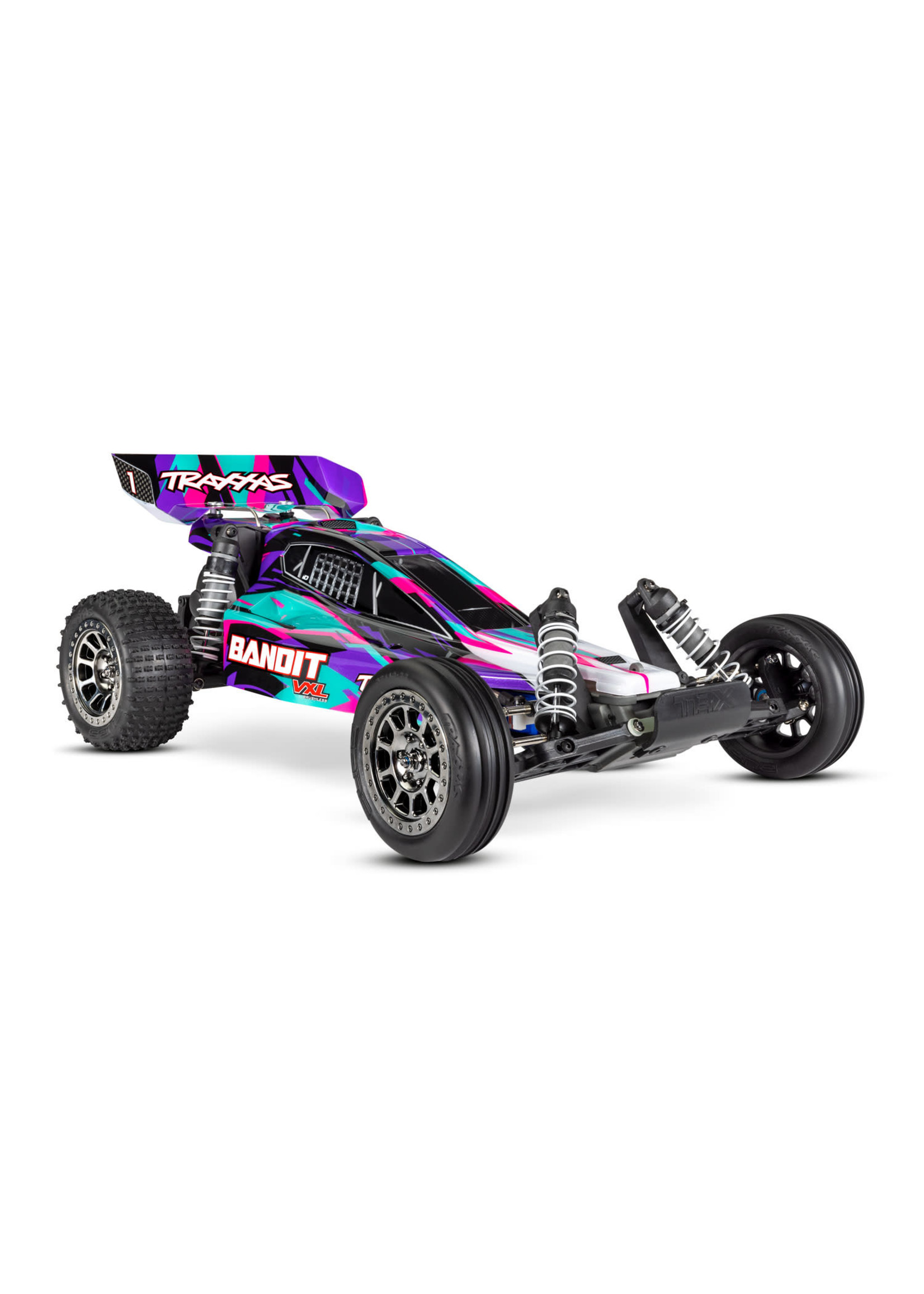 Traxxas 24076-74-PRPL Traxxas Bandit VXL Brushless 1/10 RTR 2WD Buggy (Purple) w/Magnum 272R, TQi 2.4GHz Radio & TSM
