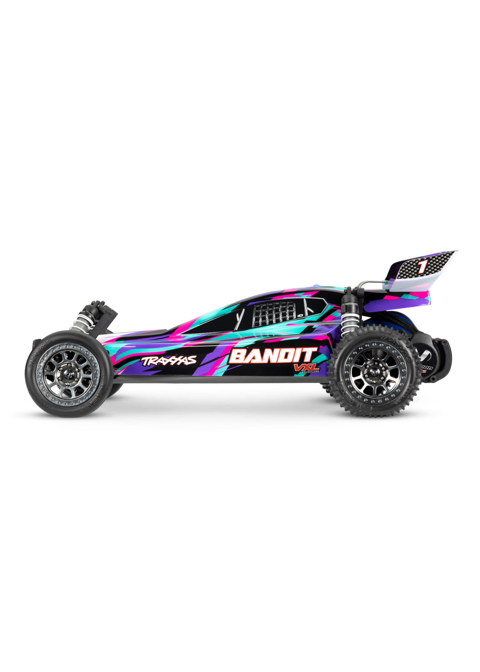 Traxxas 24076-74-PRPL Traxxas Bandit VXL Brushless 1/10 RTR 2WD Buggy (Purple) w/Magnum 272R, TQi 2.4GHz Radio & TSM