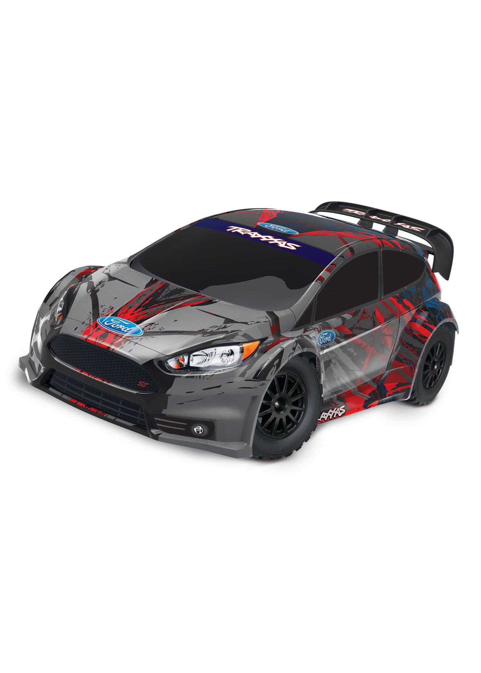 Traxxas 74054-4-R5 Ford Fiesta ST Rally: 1/10 Scale Electric Rally Racer with TQ 2.4GHz radio system