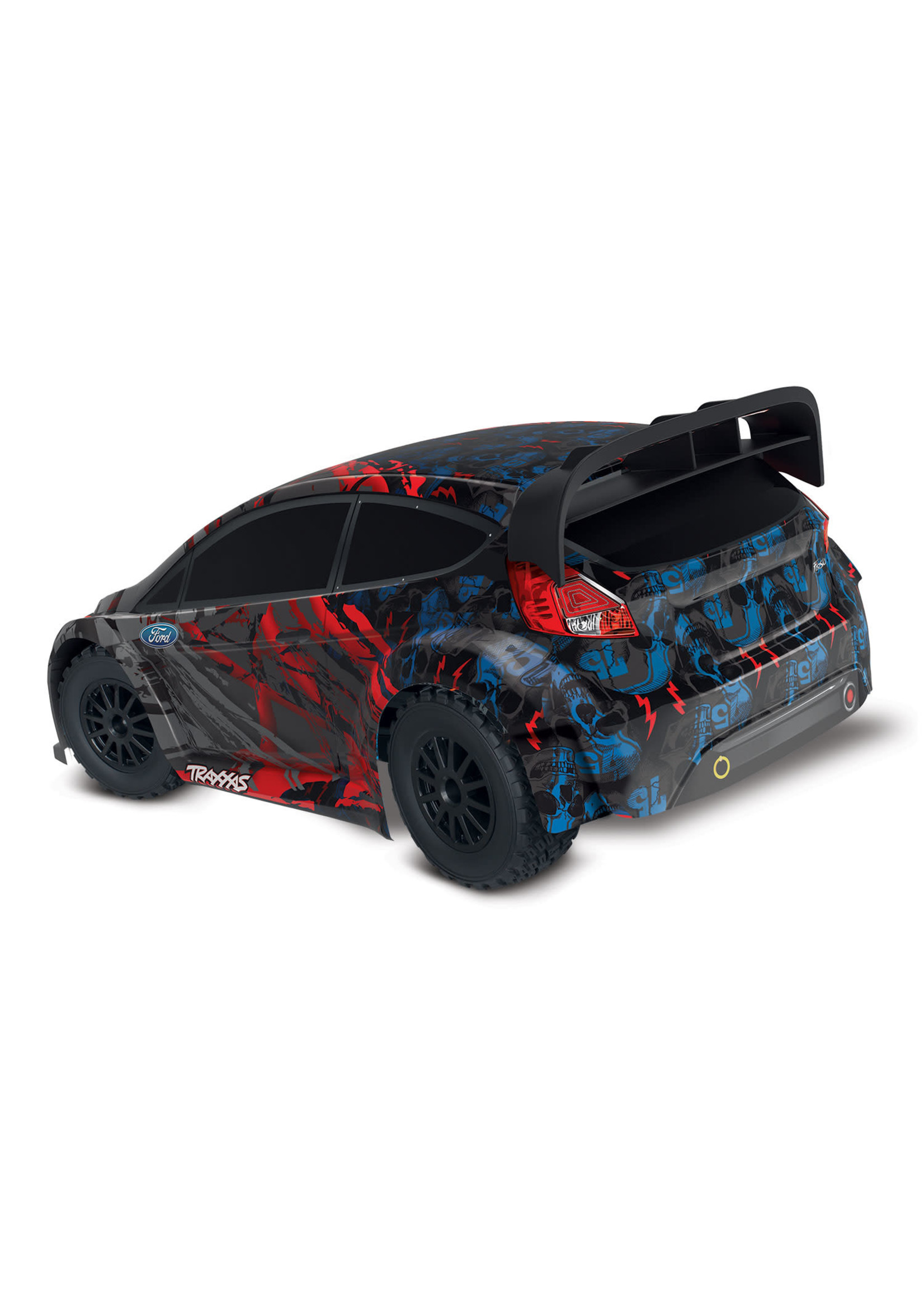 Traxxas 74054-4-R5 Ford Fiesta ST Rally: 1/10 Scale Electric Rally Racer with TQ 2.4GHz radio system