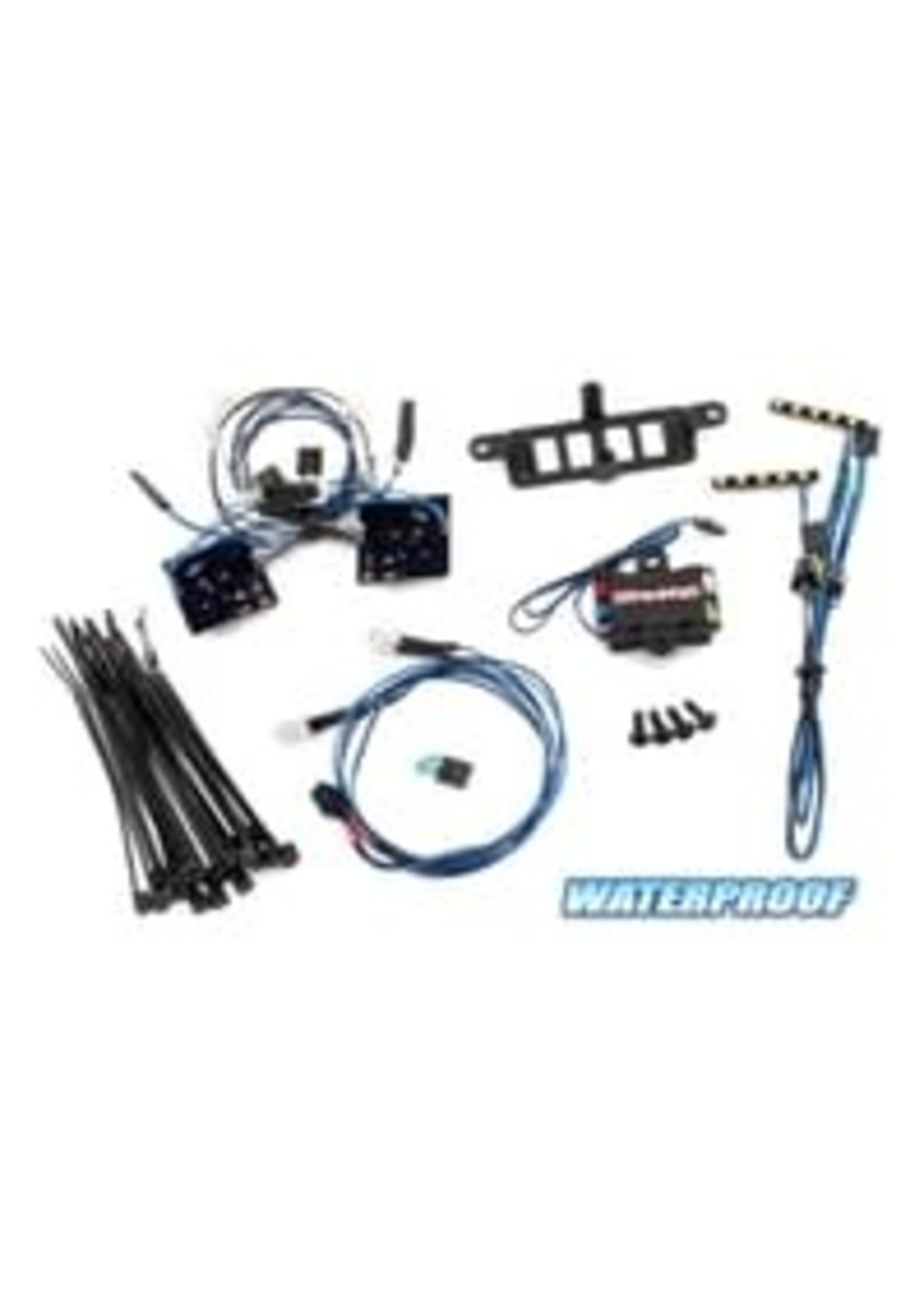 Traxxas 8898 LED light set, complete with power supply (contains headlights, tail lights, roof lights, & distribution block) (fits #8811 or #8825 body)