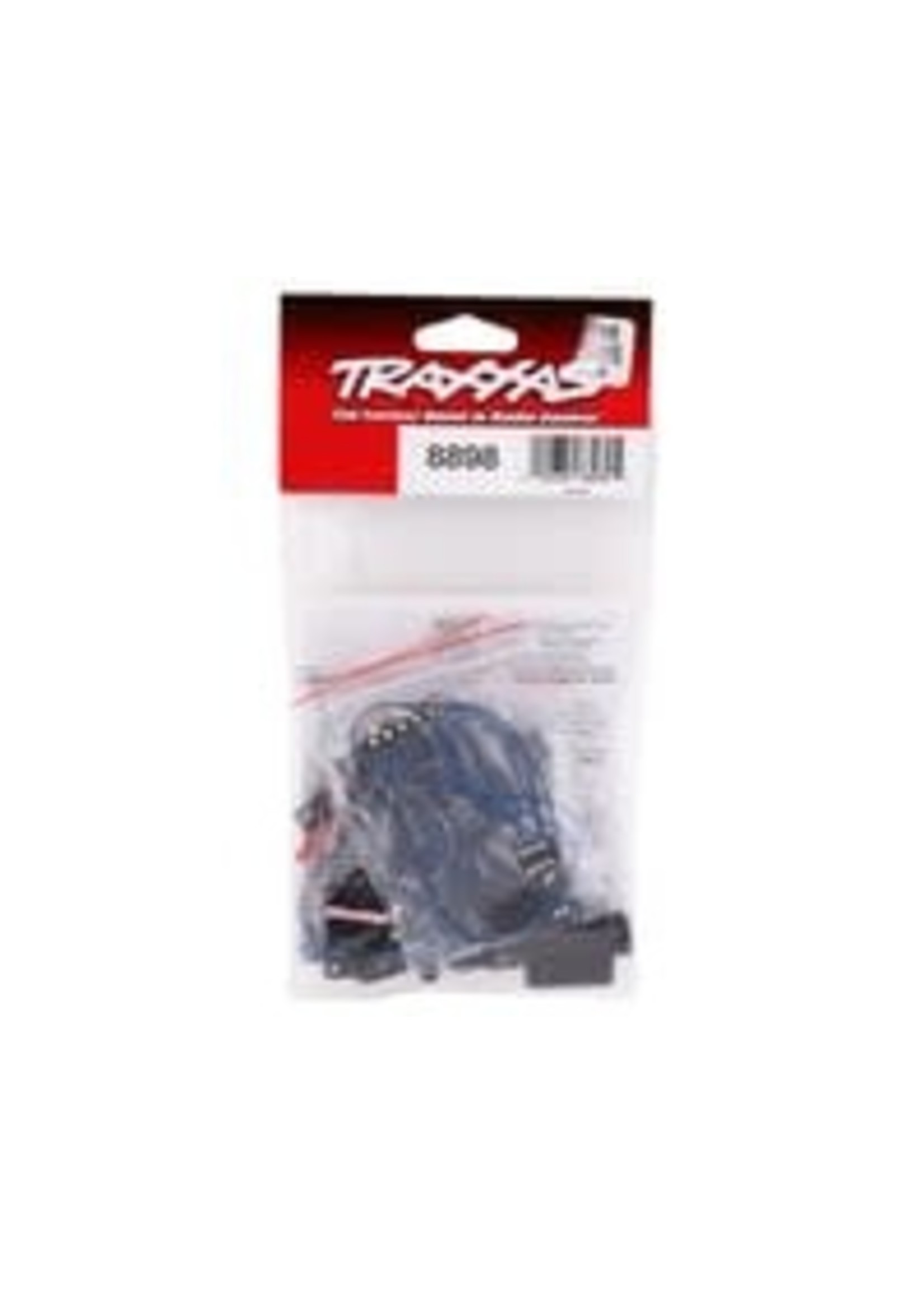 Traxxas 8898 LED light set, complete with power supply (contains headlights, tail lights, roof lights, & distribution block) (fits #8811 or #8825 body)