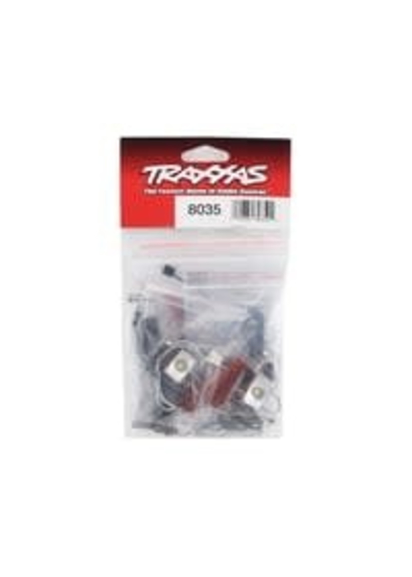 Traxxas 8035 LED light set, complete with power supply (contains headlights, tail lights, side marker lights, & distribution block) (fits #8010 body)