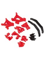 Traxxas Traxxas Hoss/Rustler/Slash 4x4 Extreme Heavy Duty Suspension Upgrade Kit (Red)
