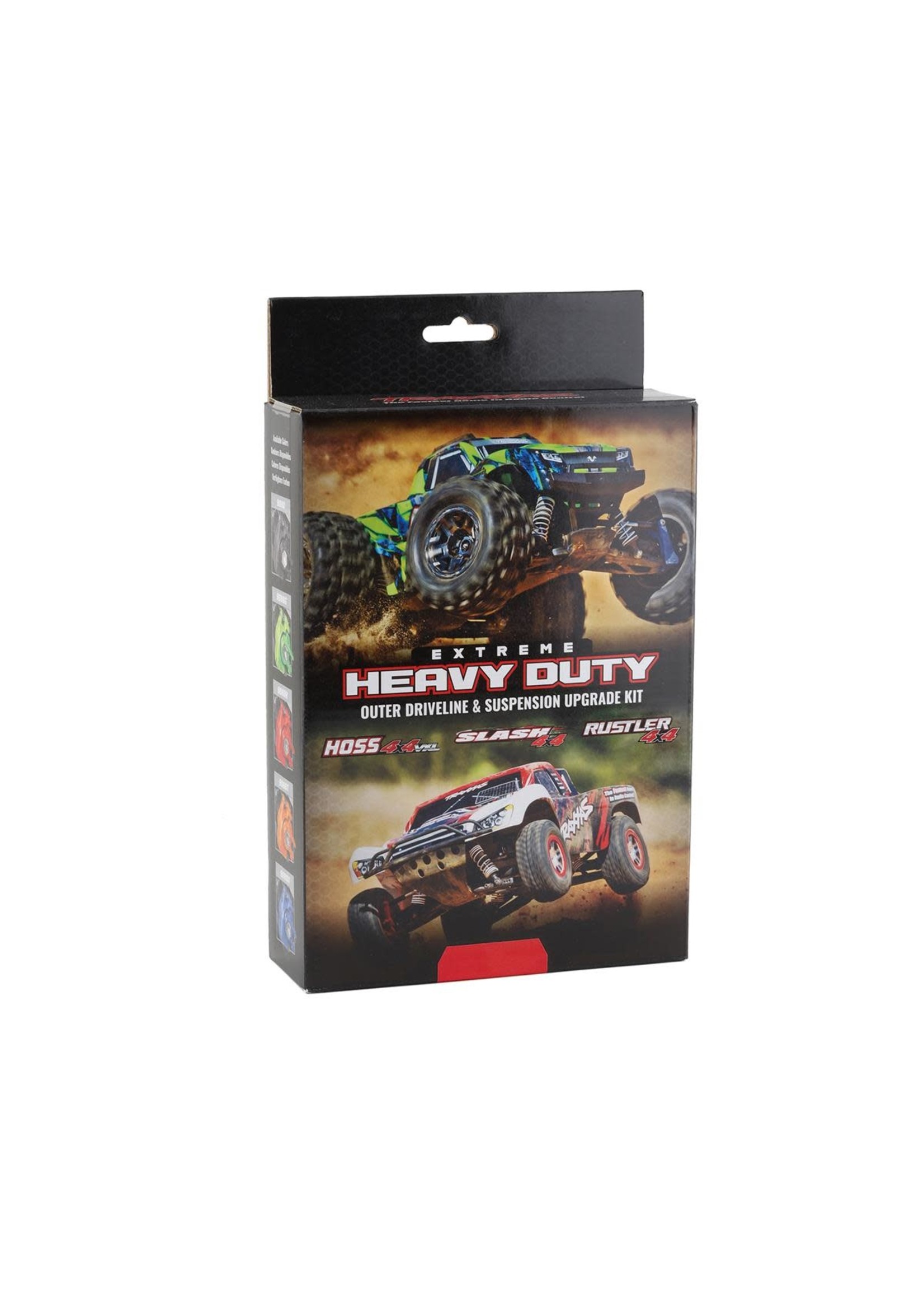 Traxxas 9080R Traxxas Hoss/Rustler/Slash 4x4 Extreme Heavy Duty Suspension Upgrade Kit (Red)