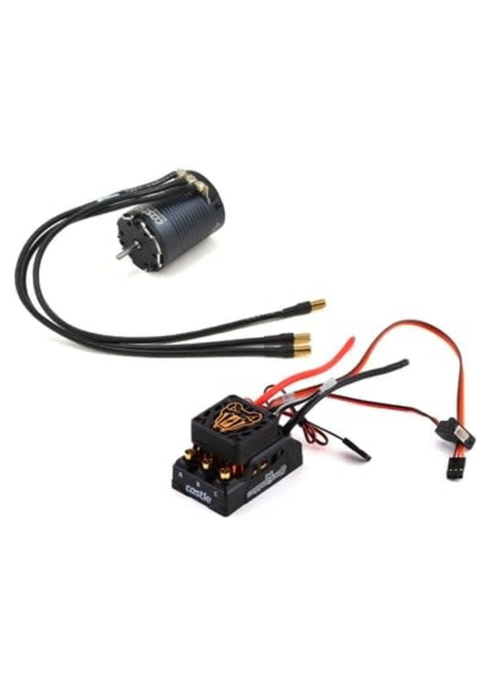 Castle Creations CSE010-0166-07 Castle Creations Copperhead 10 Waterproof 1/10 Sensored Combo w/Slate (2850Kv)