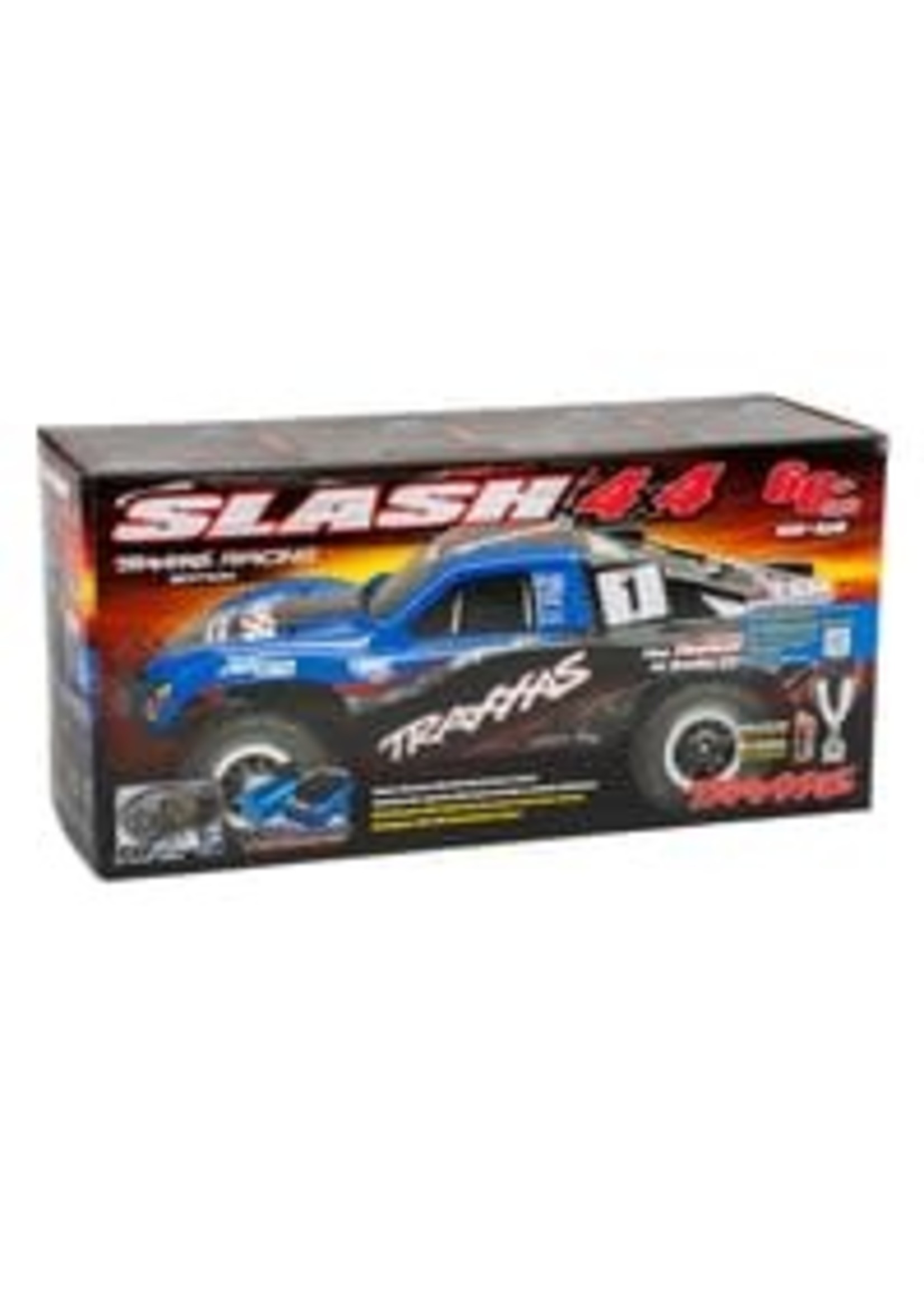Traxxas 68086-4-FOX Slash 4X4 VXL: 1/10 Scale 4WD Electric Short Course Truck with TQi Traxxas Link  Enabled 2.4GHz Radio System & Traxxas Stability Management (TSM)