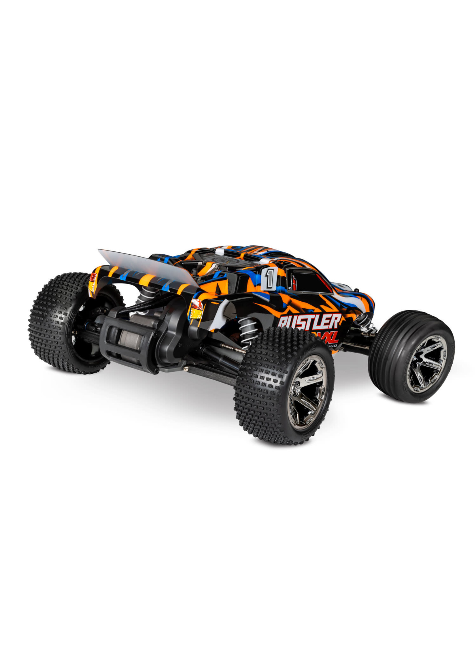 Traxxas 37076-74-ORNG RUSTLER VXL W/ MAGNUM 272R ORANGE