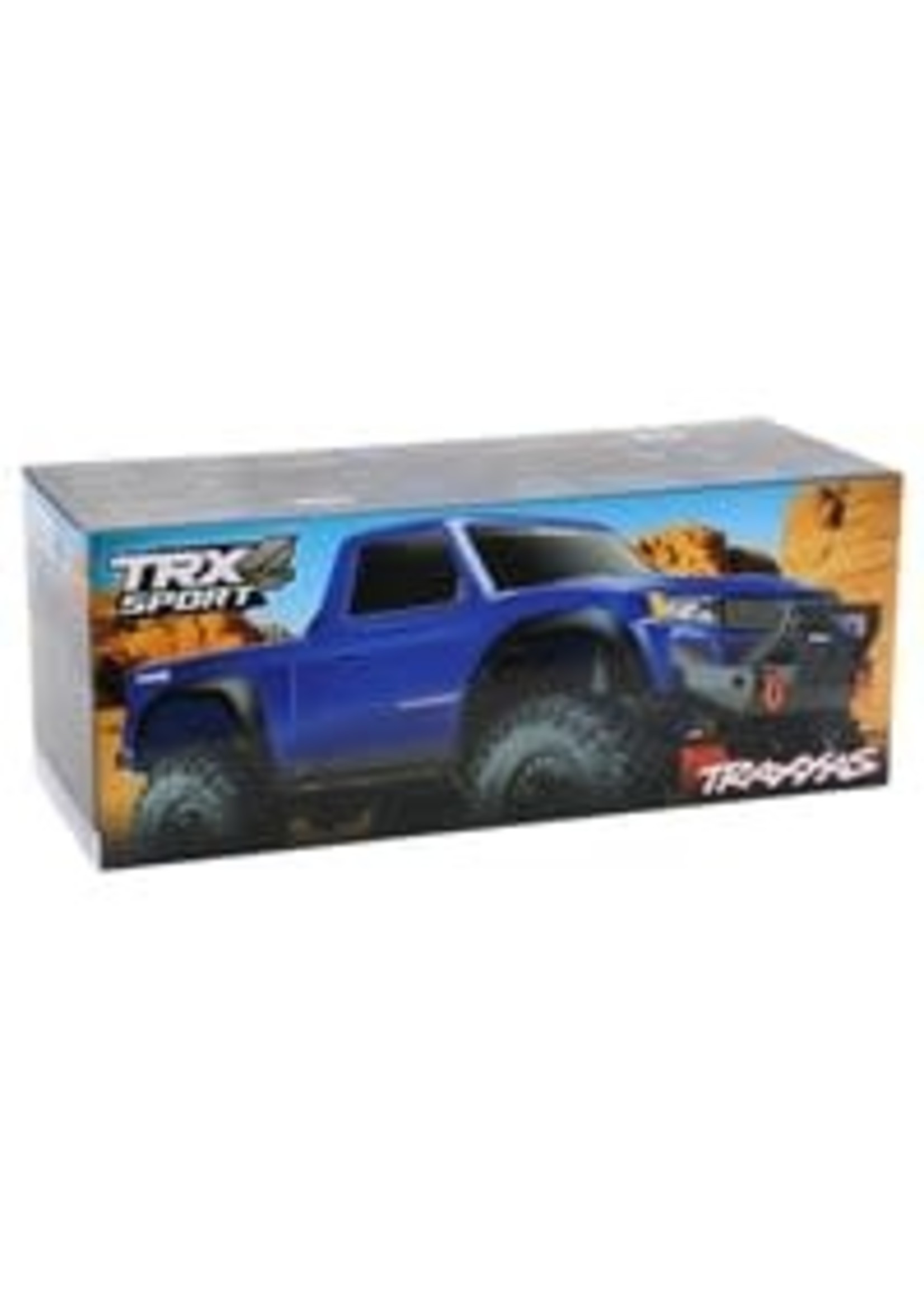 Traxxas 82024-4-BLUE TRX-4 Sport: 4WD Electric Truck with TQ 2.4GHz Radio System