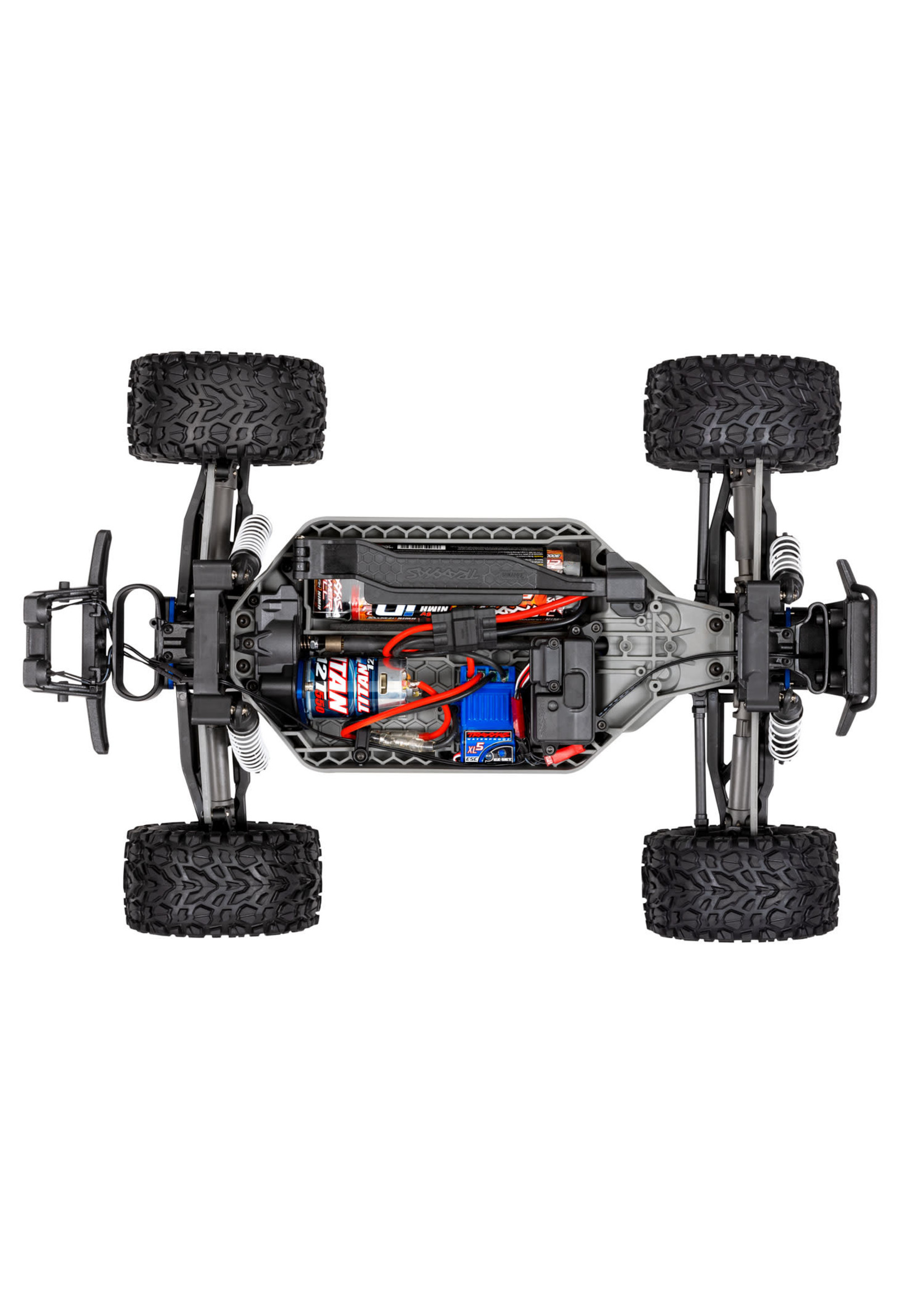 Traxxas 67064-61-ORNG Traxxas Rustler 4X4 1/10 RTR Stadium Truck w/LED Light Set (Orange) w/XL-5 ESC, TQ 2.4GHz Radio, Battery & DC Charger