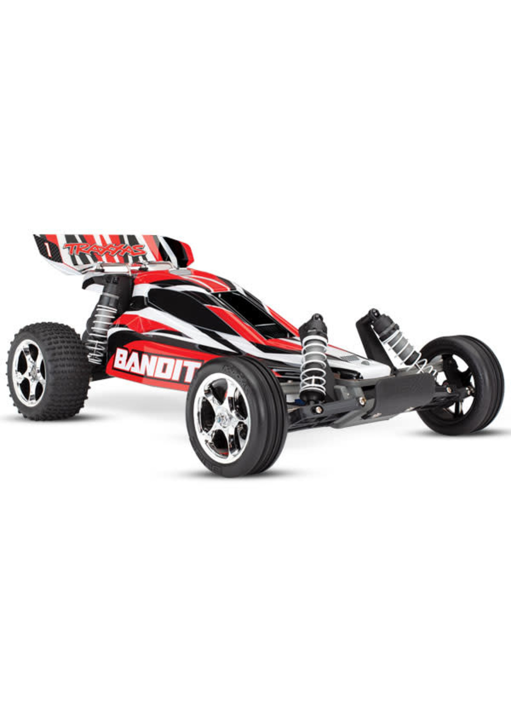 Traxxas 24054-4-RED Bandit: 1/10 Scale Off-Road Buggy with TQ 2.4GHz radio system