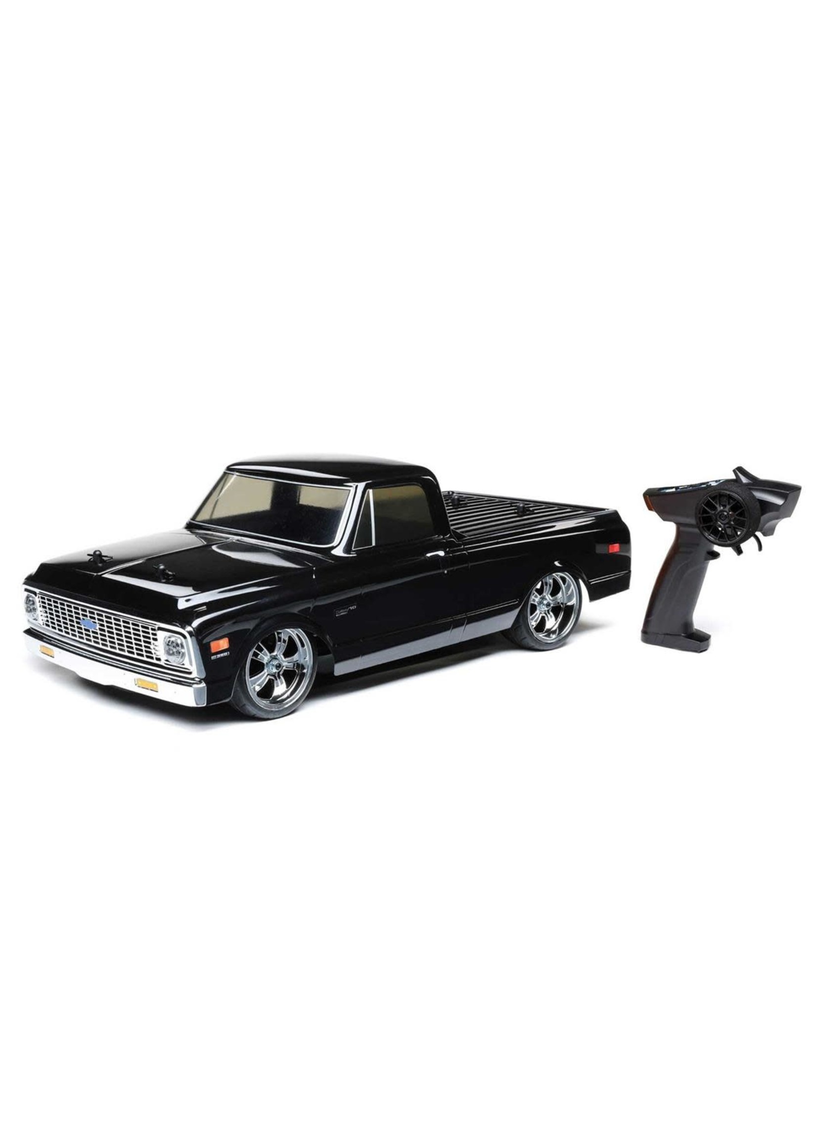 Losi LOS03034T2 Losi 1972 Chevy C10 Pickup V100 RTR 1/10 Electric 4WD On-Road Car (Black) w/2.4GHz Radio
