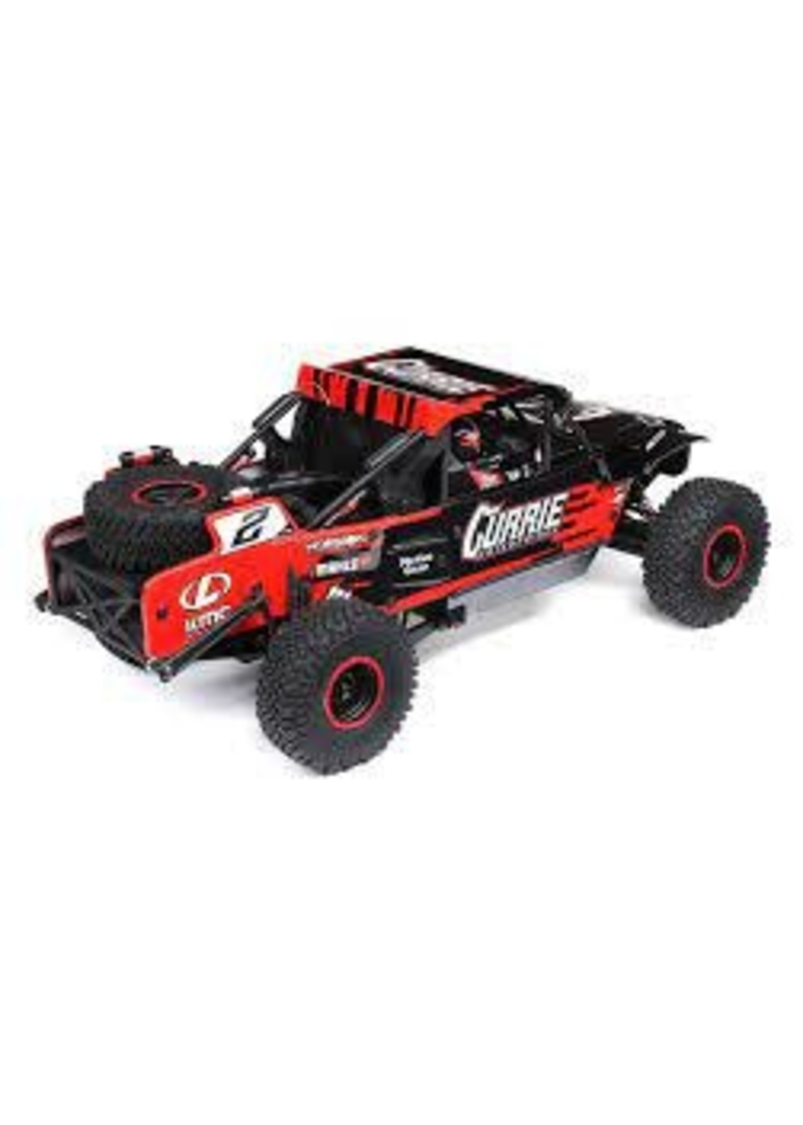 Losi LOS03030T1 Losi Hammer Rey U4 1/10 RTR 4WD Brushless Rock Racer Truck (Red) w/2.4GHz Radio, AVC & SMART