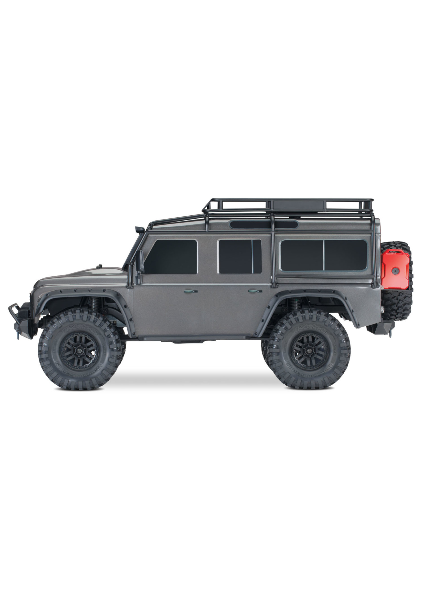Traxxas 82056-4-SLVR Traxxas TRX-4 1/10 Scale Trail Rock Crawler w/Land Rover Defender Body (Silver) w/XL-5 ESC & TQi 2.4GHz Radio