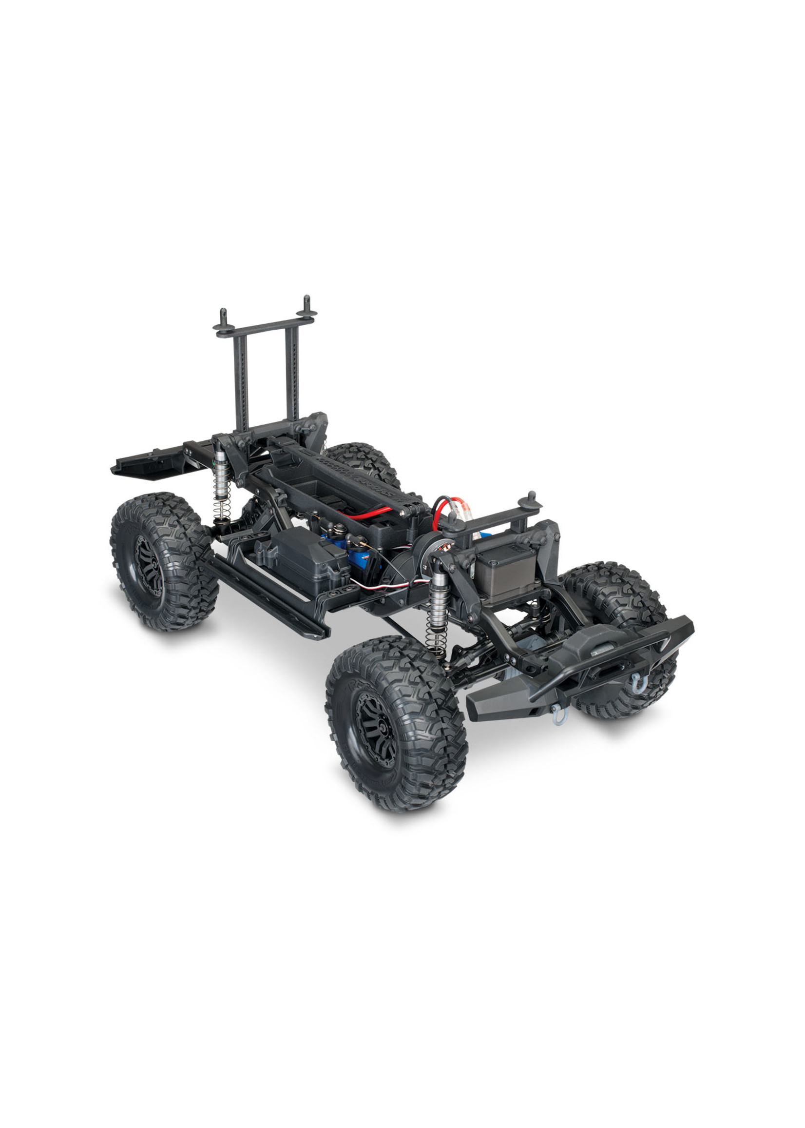 Traxxas 82056-4-SLVR Traxxas TRX-4 1/10 Scale Trail Rock Crawler w/Land Rover Defender Body (Silver) w/XL-5 ESC & TQi 2.4GHz Radio