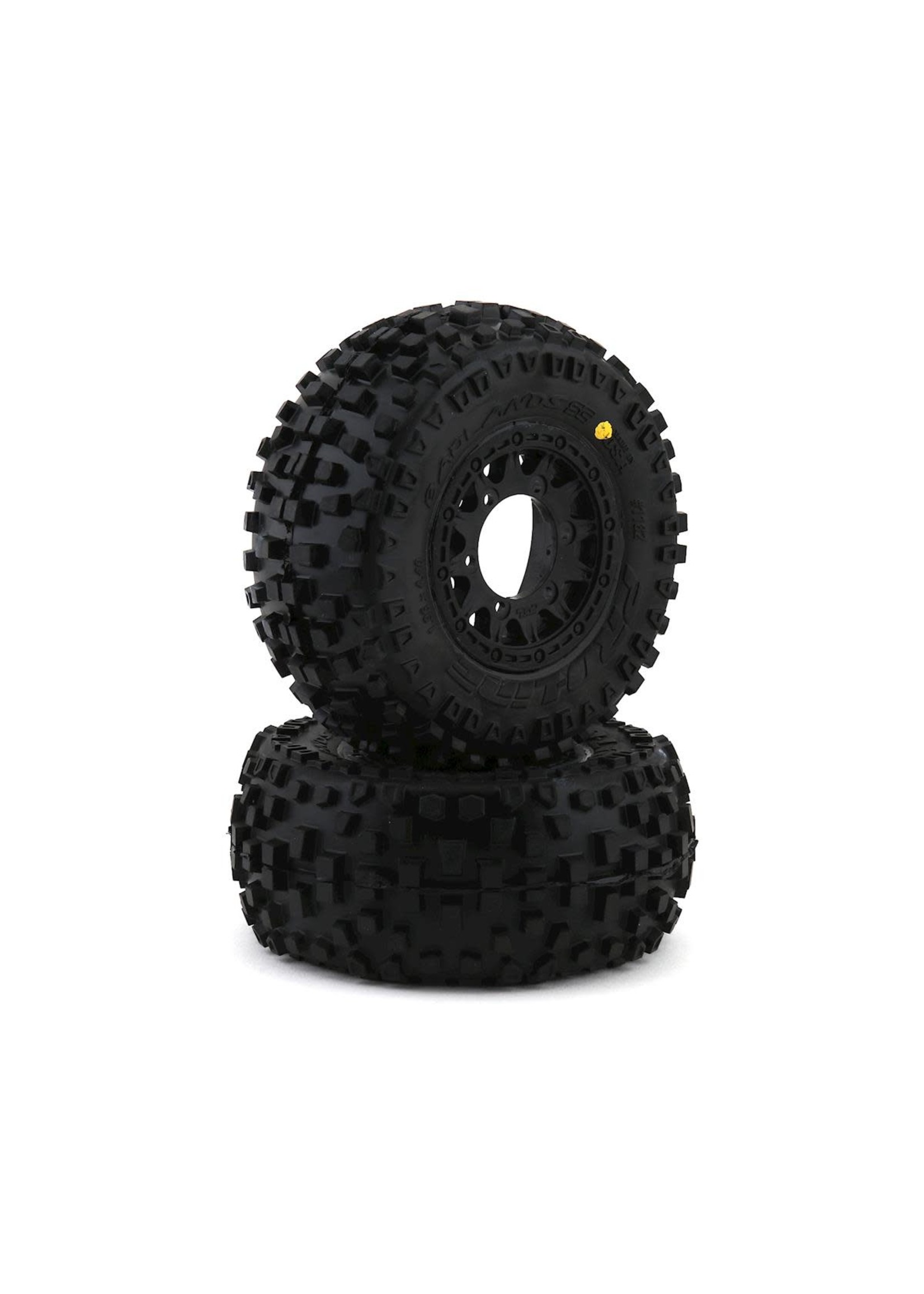 Pro-Line PRO118210 Pro-Line Badlands SC 2.2/3.0 Tires w/Raid Wheels (Black) (2) (M2) w/12mm Removable Hex