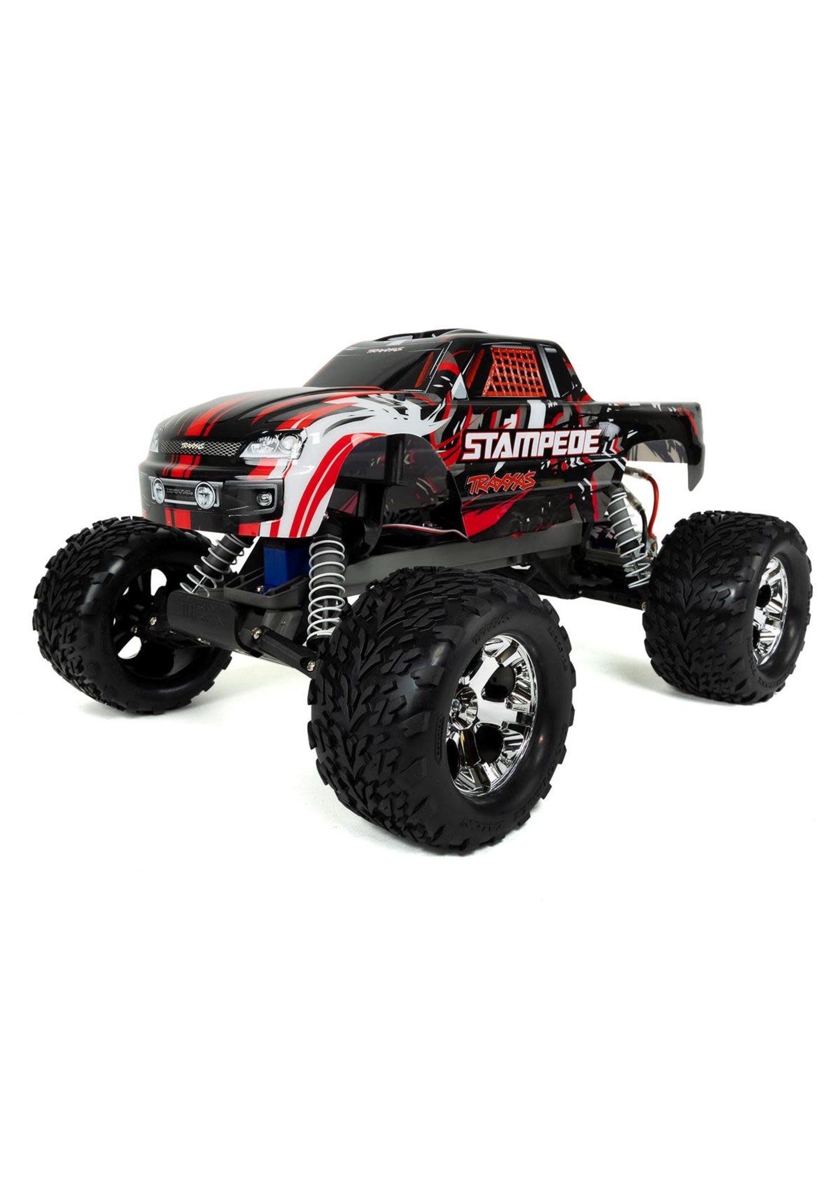 Traxxas 36054-4-RED Traxxas Stampede Monster Truck with TQ 2.4GHz Radio System (Red)