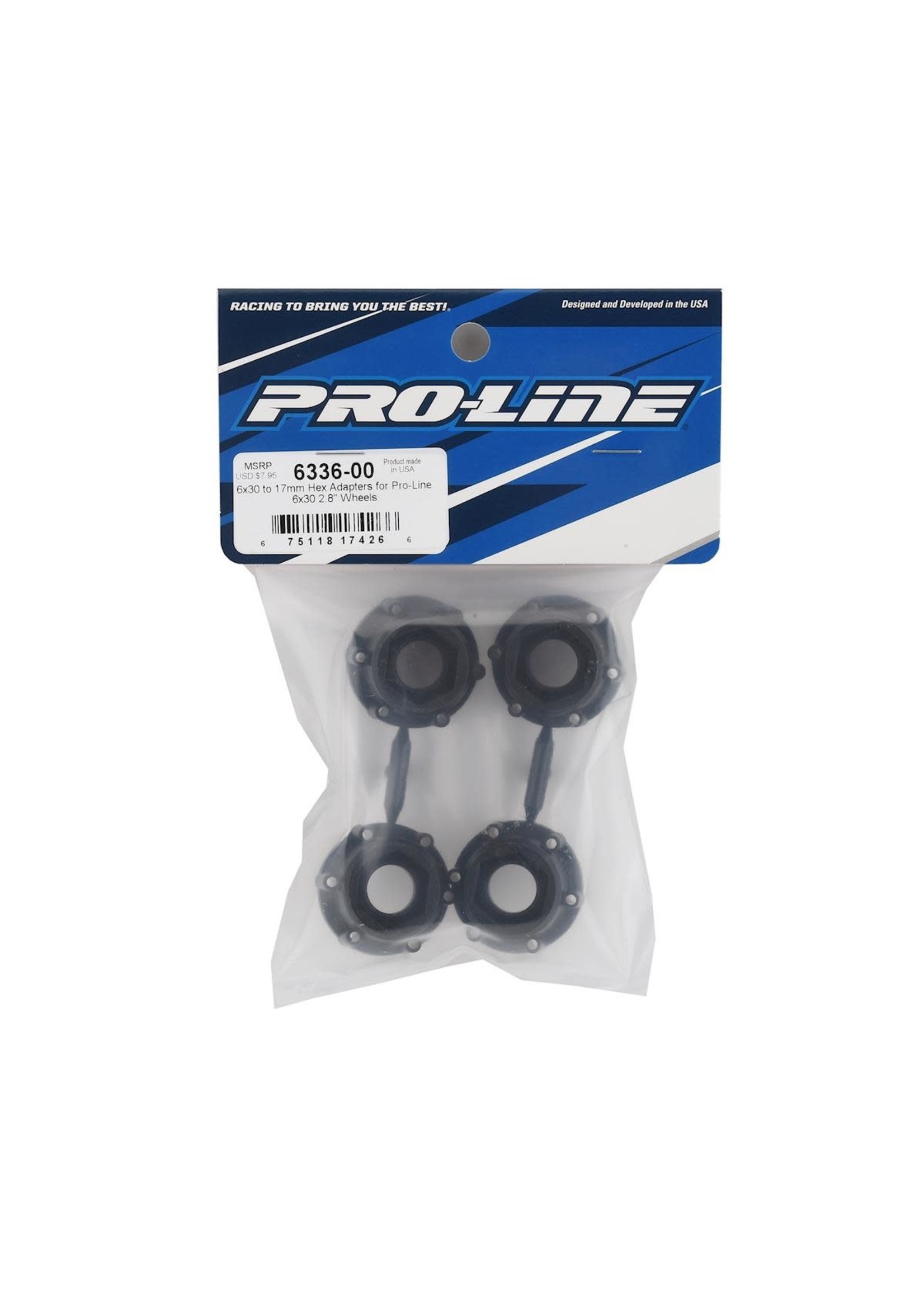 Pro-Line PRO633600 Pro-Line 2.8" Wheel 6x30 to 17mm Hex Adapters