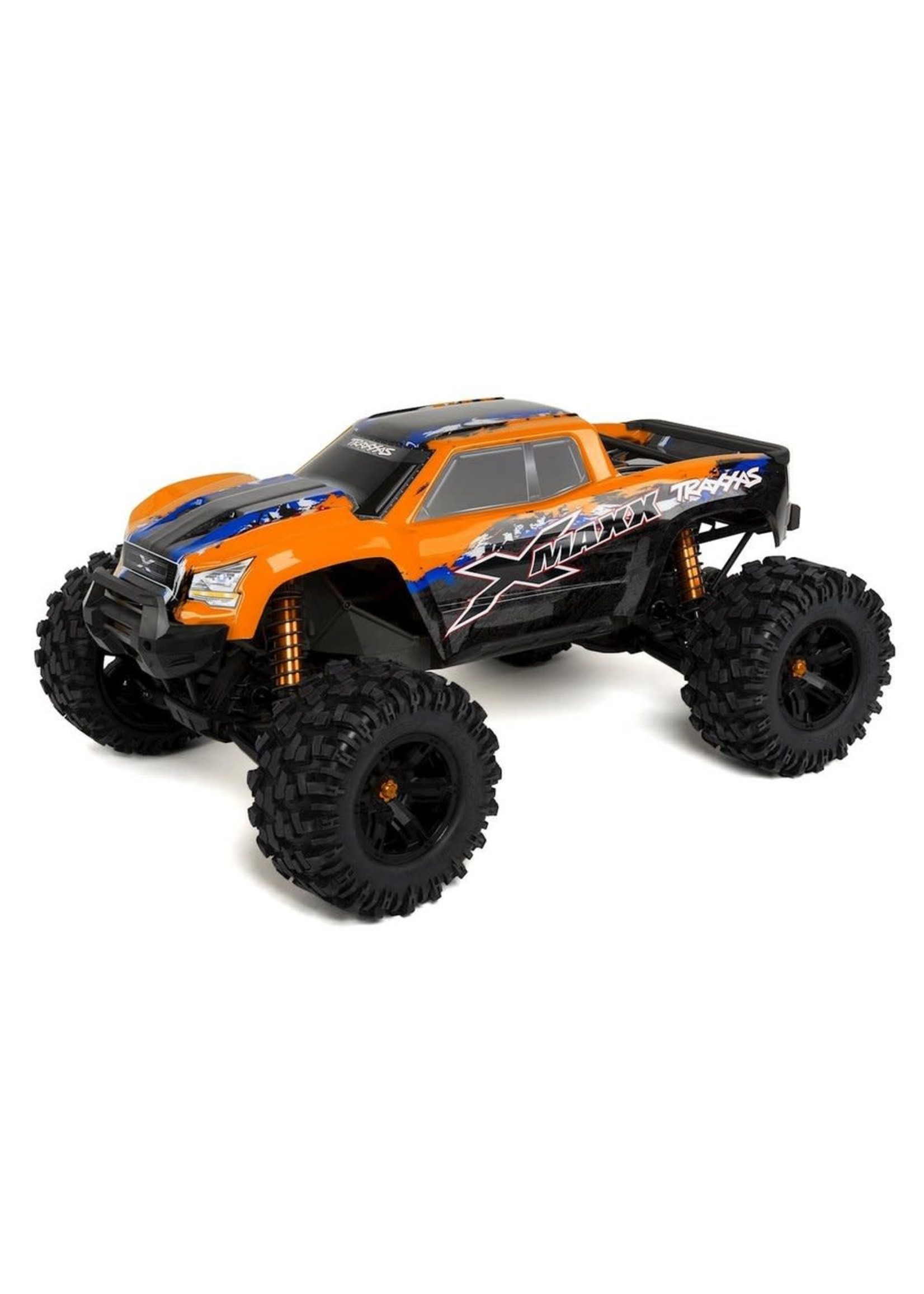 Traxxas X-Maxx : Brushless Electric Monster Truck with TQi Traxxas Link  Enabled 2.4GHz Radio System & Traxxas Stability Management (TSM)ORANGE