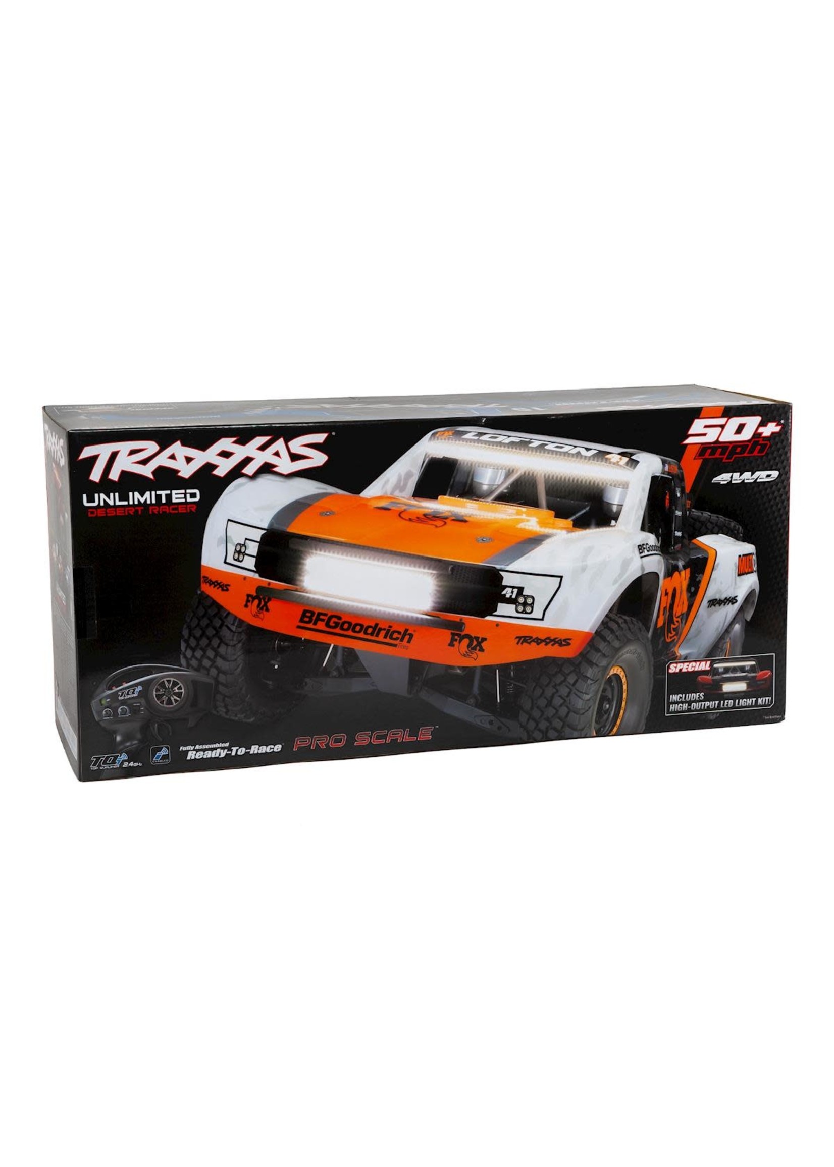 Traxxas 85086-4-RGD Unlimited Desert Racer : 4WD Electric Race Truck with TQi Traxxas Link  Enabled 2.4GHz Radio System and Traxxas Stability Management (TSM)