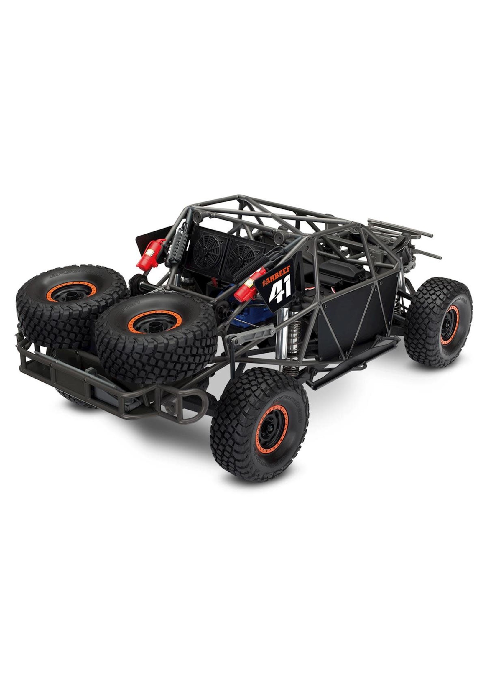 Traxxas 85086-4-FOX Unlimited Desert Racer : 4WD Electric Race Truck with TQi Traxxas Link  Enabled 2.4GHz Radio System and Traxxas Stability Management (TSM)