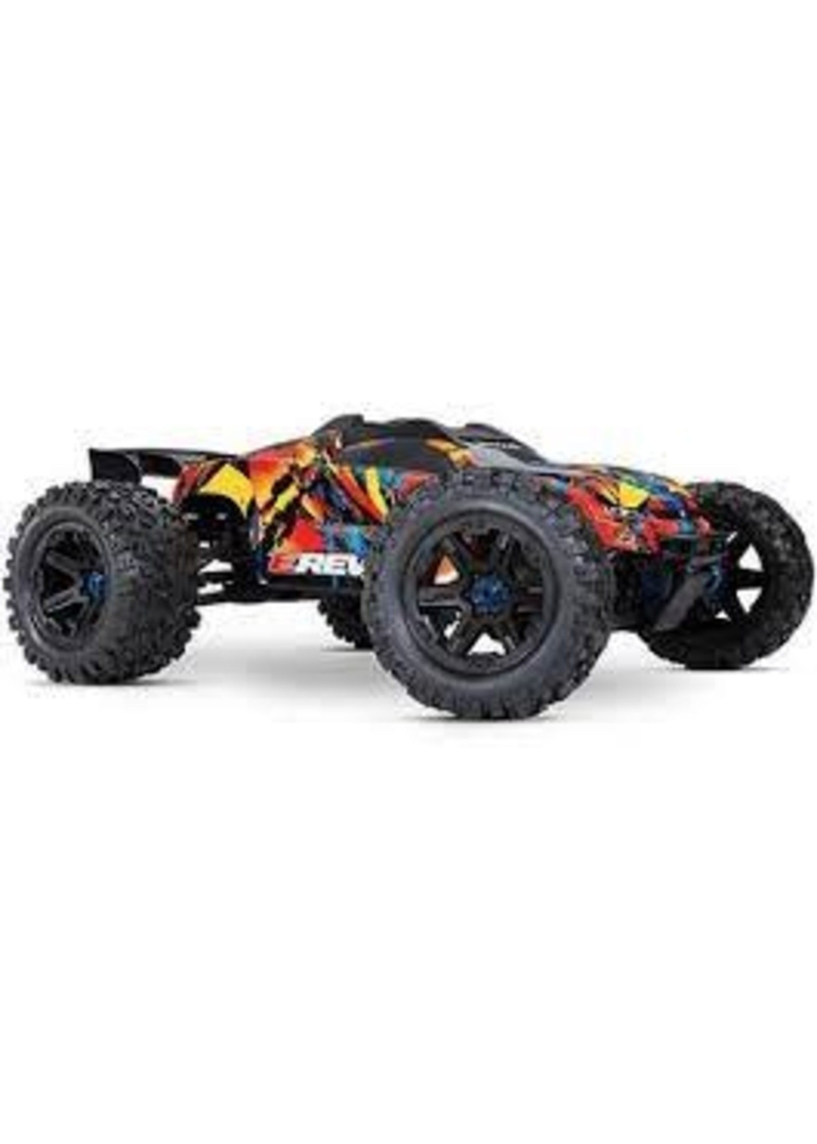 Traxxas 86086-4-SLRF E-REVO 2 1/10-Scale 4WD Brushless Truck Solar Flare