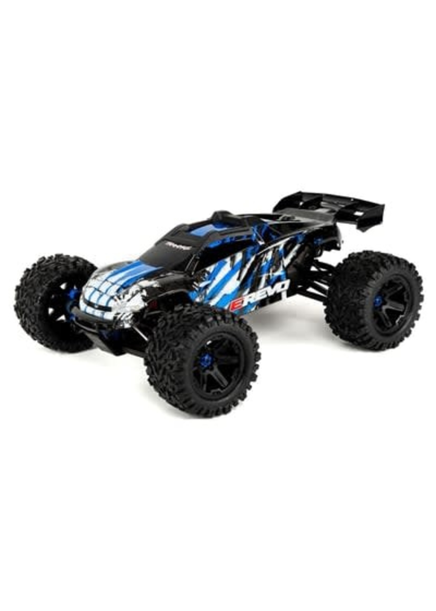 Traxxas 86086-4-BLUE E-Revo VXL Brushless: 1/10 Scale 4WD Brushless Electric Monster Truck with TQi 2.4GHz Traxxas Link  Enabled Radio System and Traxxas Stability Management (TSM)