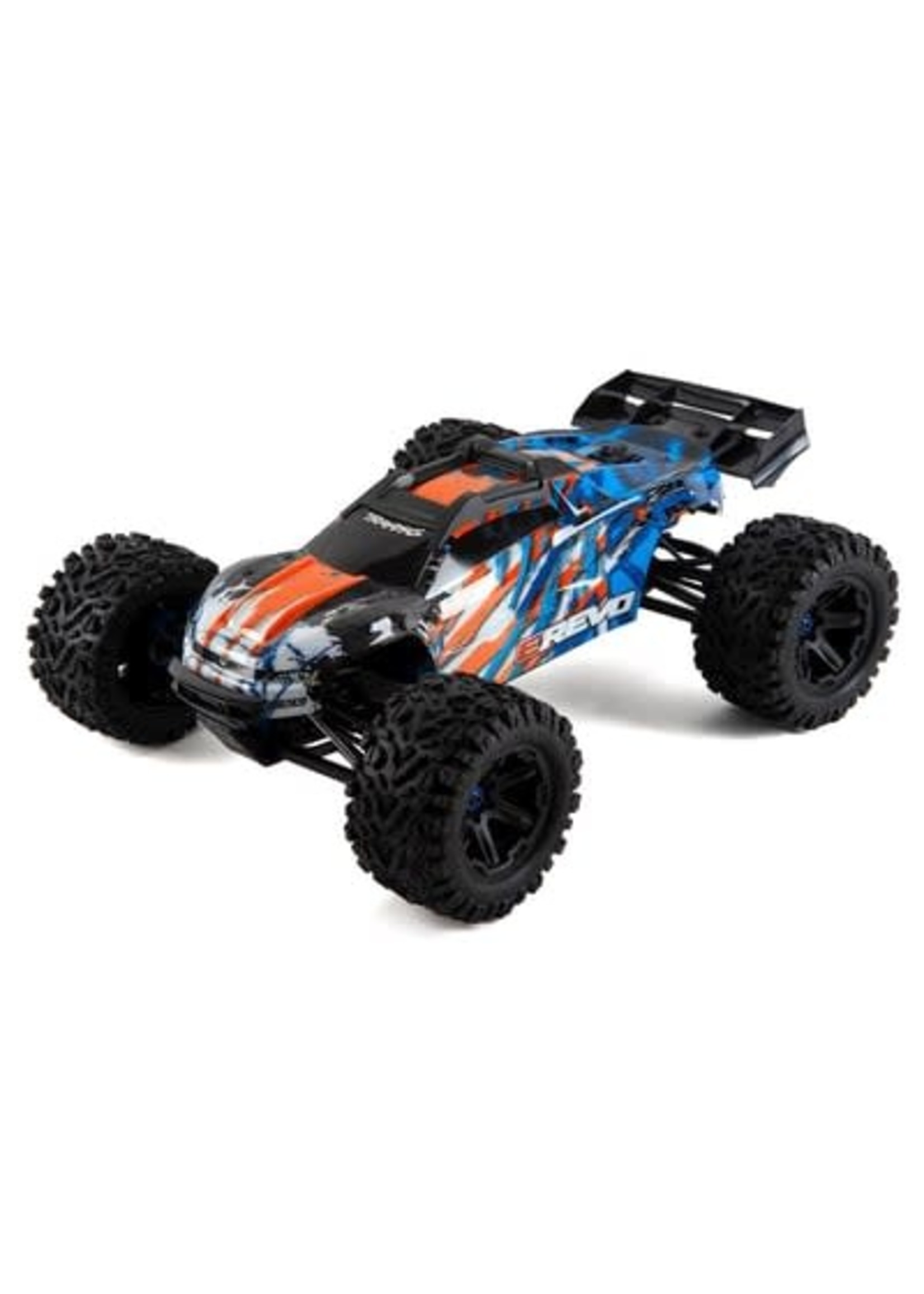 Traxxas 86086-4-ORNG E-Revo VXL Brushless: 1/10 Scale 4WD Brushless Electric Monster Truck with TQi 2.4GHz Traxxas Link  Enabled Radio System and Traxxas Stability Management (TSM)