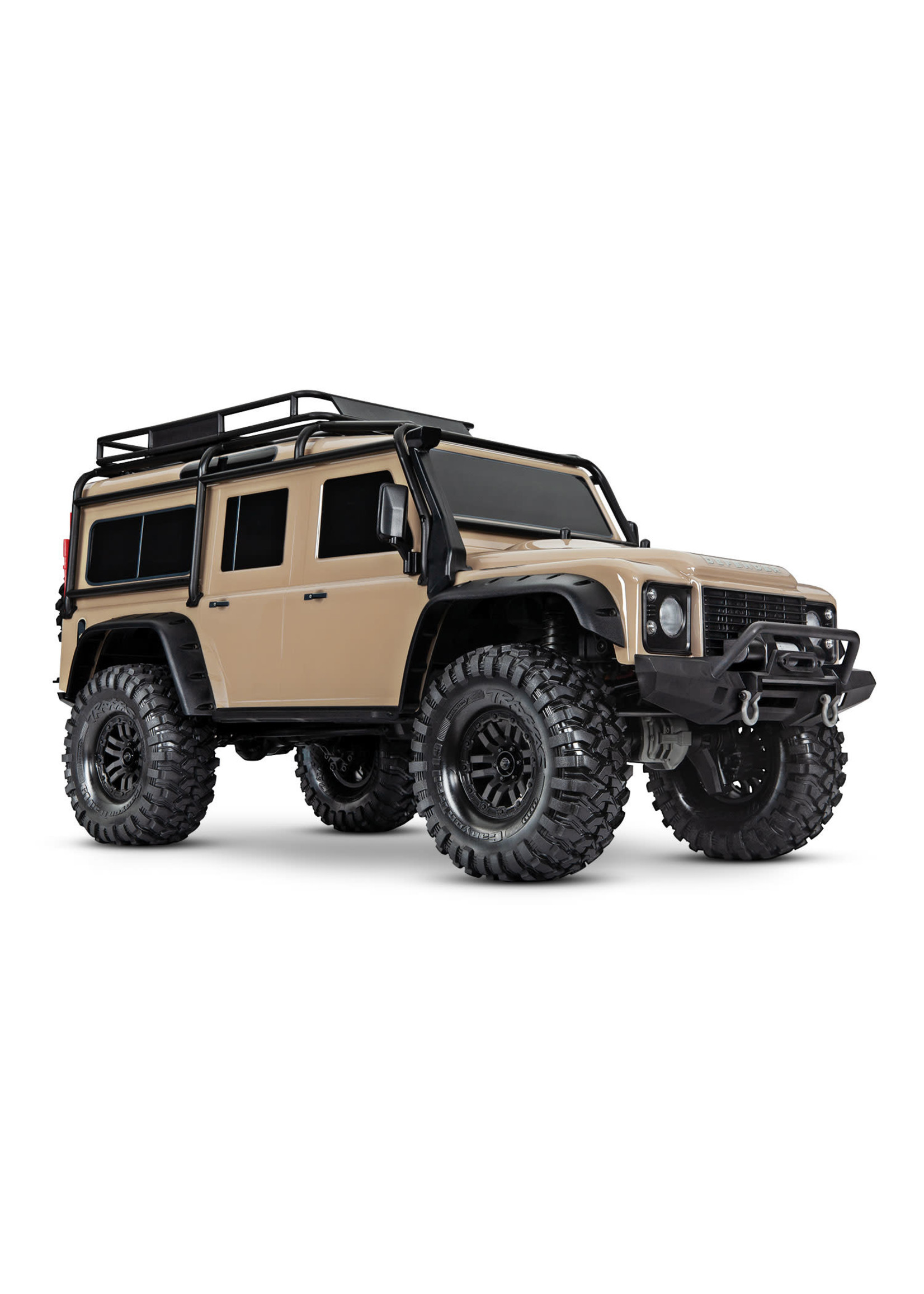 Traxxas 82056-4-SAND Traxxas TRX-4 1/10 Scale Trail Rock Crawler w/Land Rover Defender Body (Sand) w/XL-5 ESC & TQi 2.4GHz Radio
