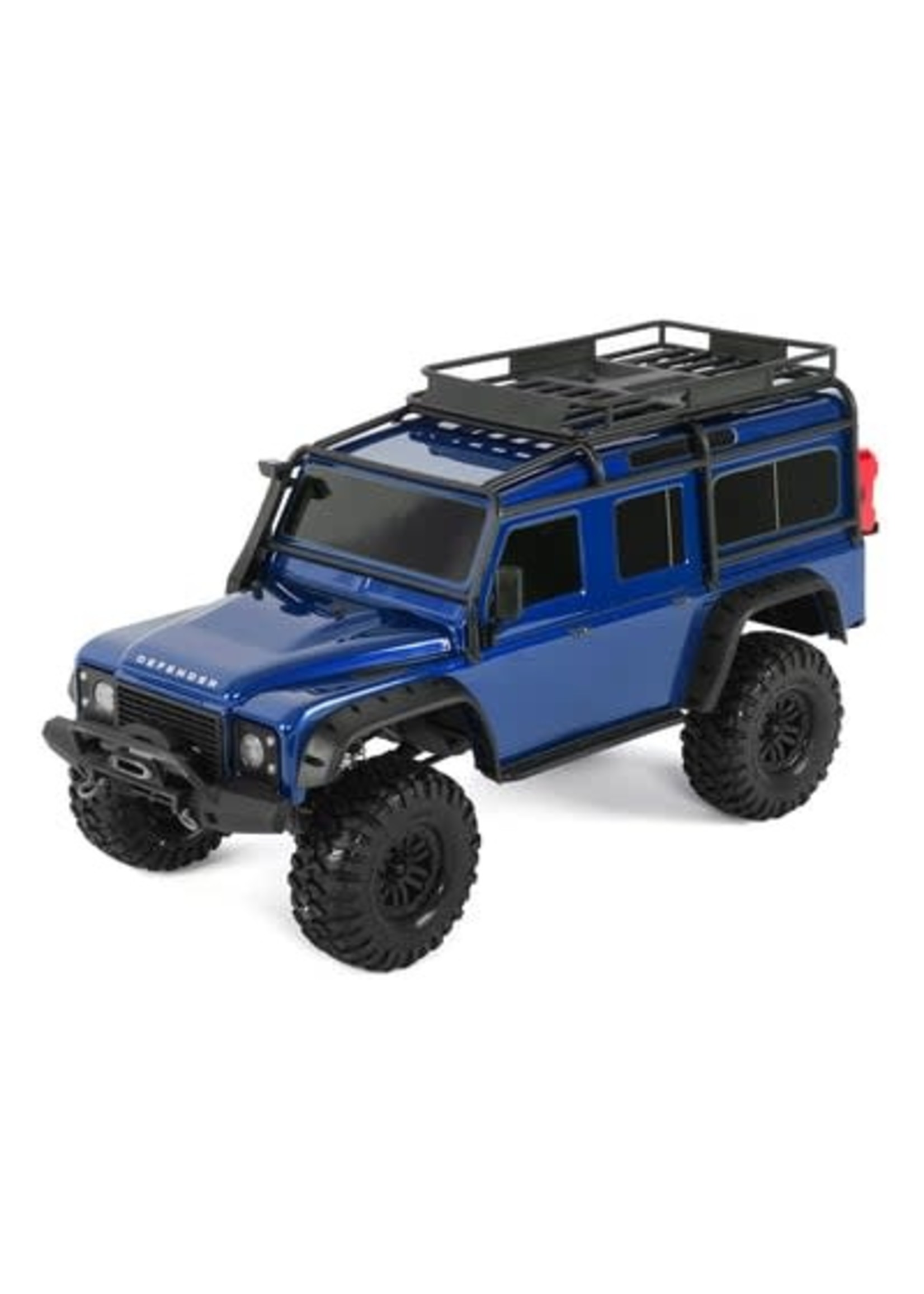 Traxxas 82056-4-BLUE TRX-4 Scale and Trail  Crawler with Land Rover Defender Body: 4WD Electric Trail Truck with TQi Traxxas Link  Enabled 2.4GHz Radio System