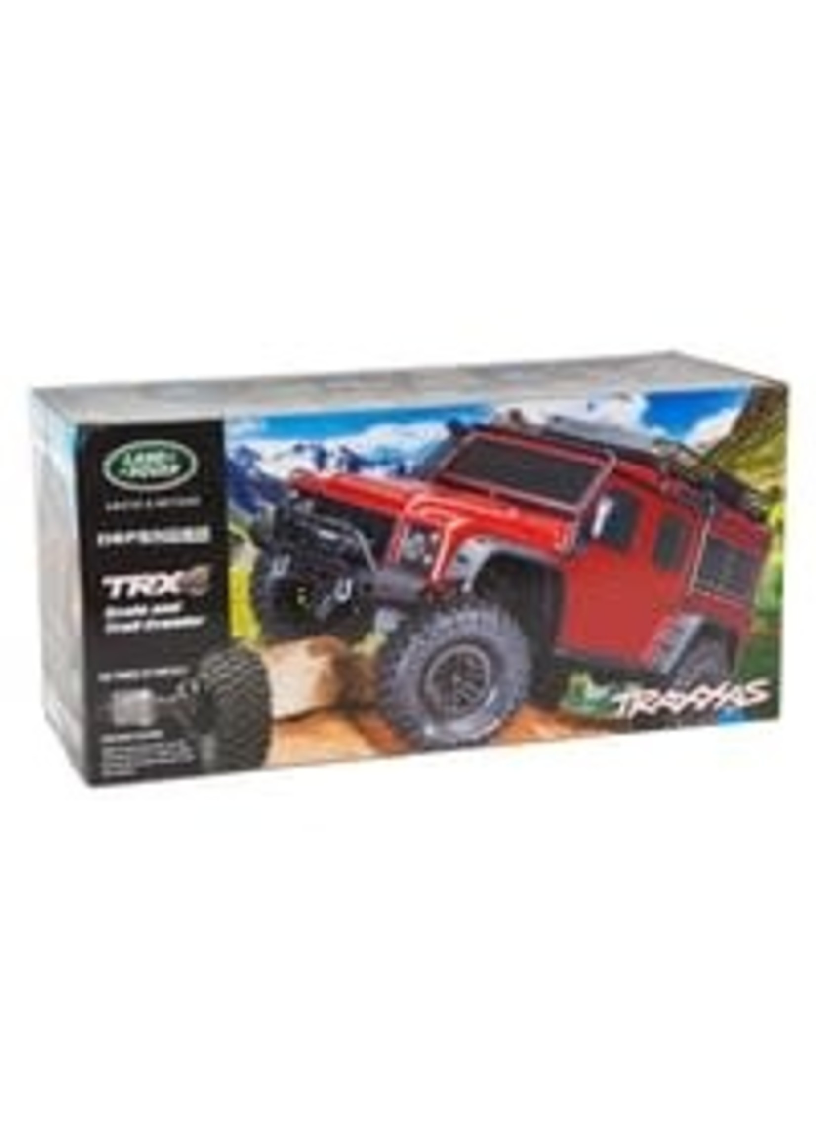 Traxxas 82056-4-BLUE TRX-4 Scale and Trail  Crawler with Land Rover Defender Body: 4WD Electric Trail Truck with TQi Traxxas Link  Enabled 2.4GHz Radio System