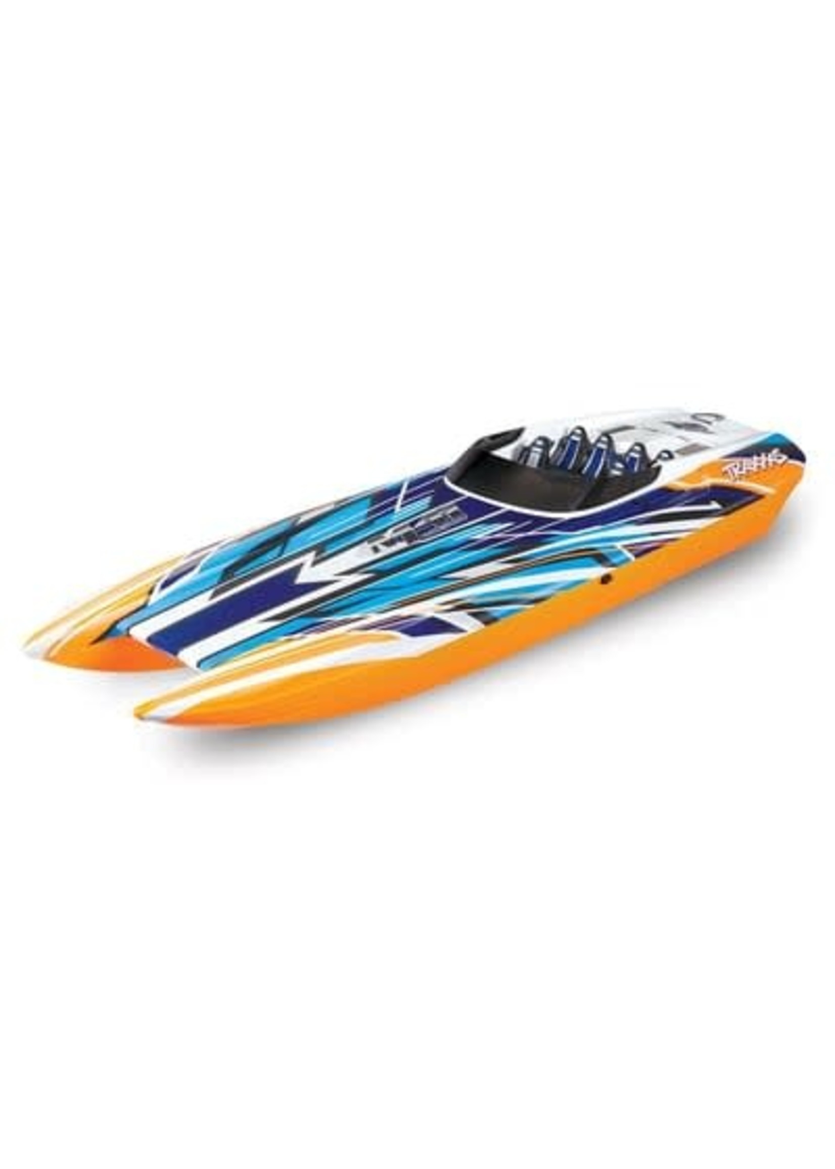 Traxxas 57046-4-ORNGX DCB M41 Widebody: Brushless 40' Race Boat with TQi Traxxas Link  Enabled 2.4GHz Radio System & Traxxas Stability Management (TSM)