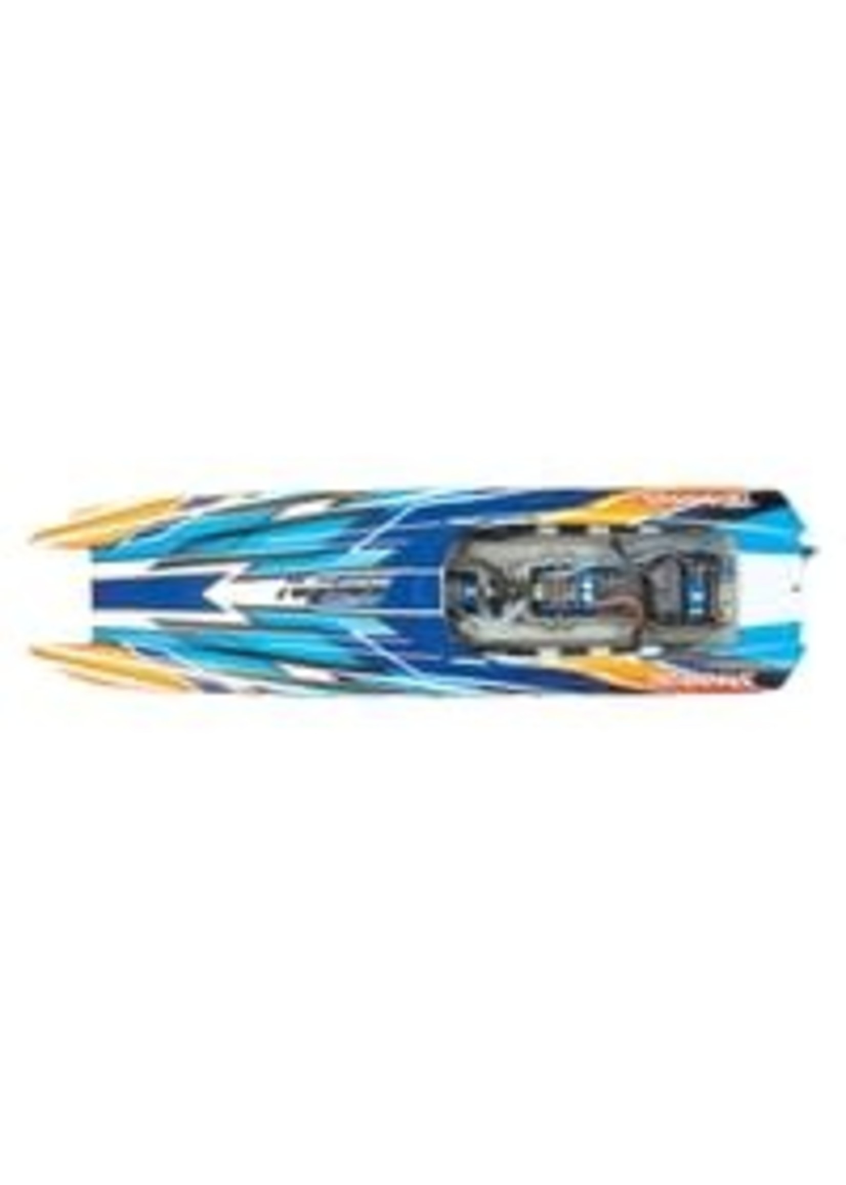 Traxxas 57046-4-ORNGX DCB M41 Widebody: Brushless 40' Race Boat with TQi Traxxas Link  Enabled 2.4GHz Radio System & Traxxas Stability Management (TSM)