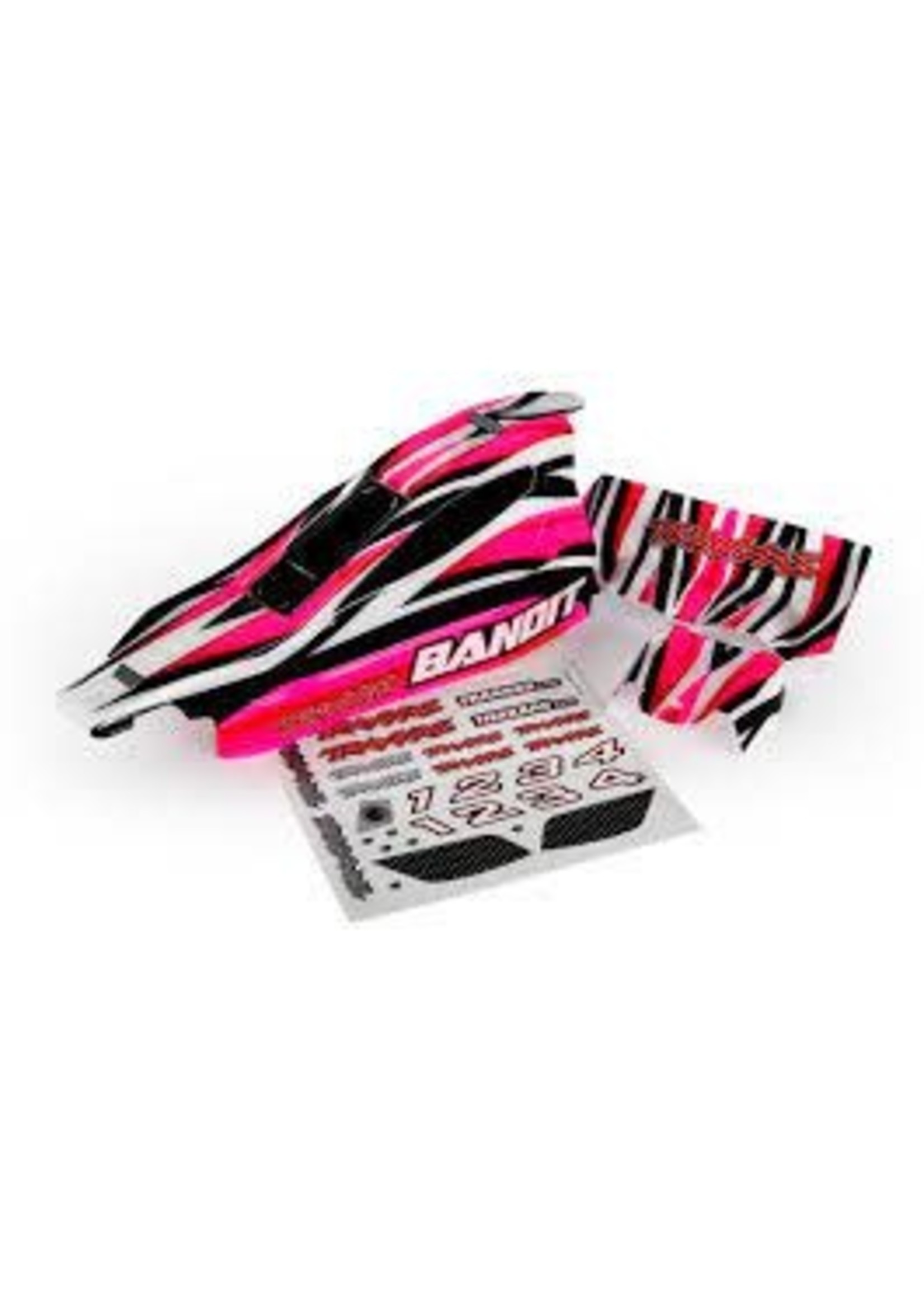 Traxxas 2433 Traxxas Body, Bandit, Pink Painted, Decals Applied
