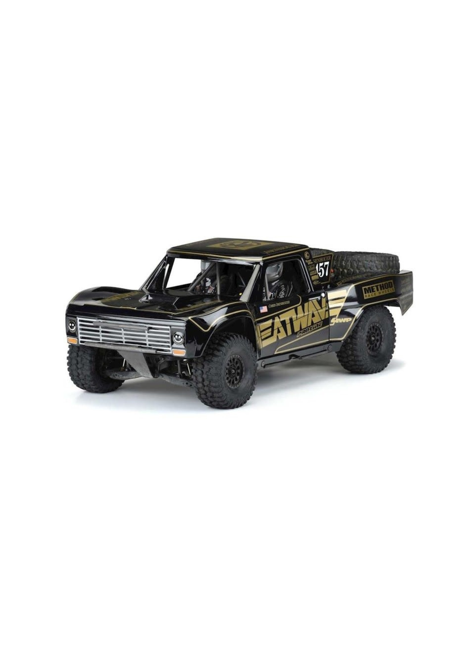 Pro-Line PRO354718 Pre-Painted/Pre-Cut 1967 Ford F-100 Black UDR