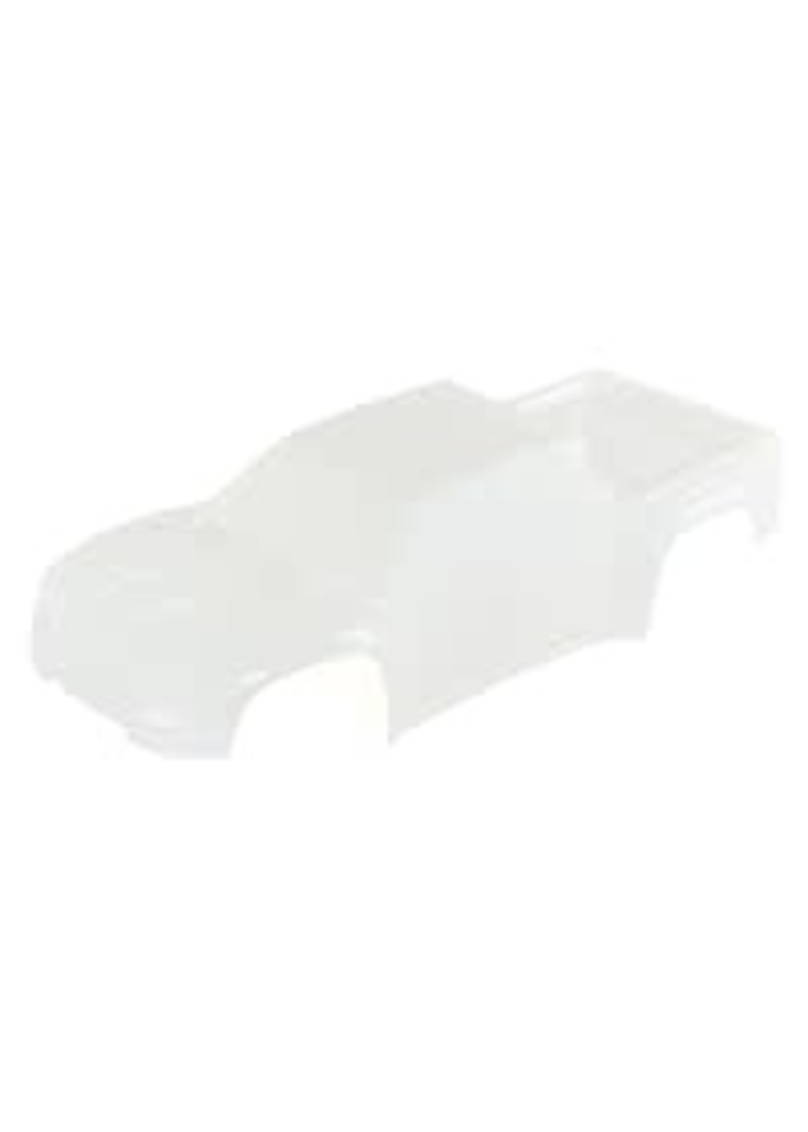 Pro-Line PRO351317 Pre-Cut Brute Bash Armor Body (White) for X-MAXX