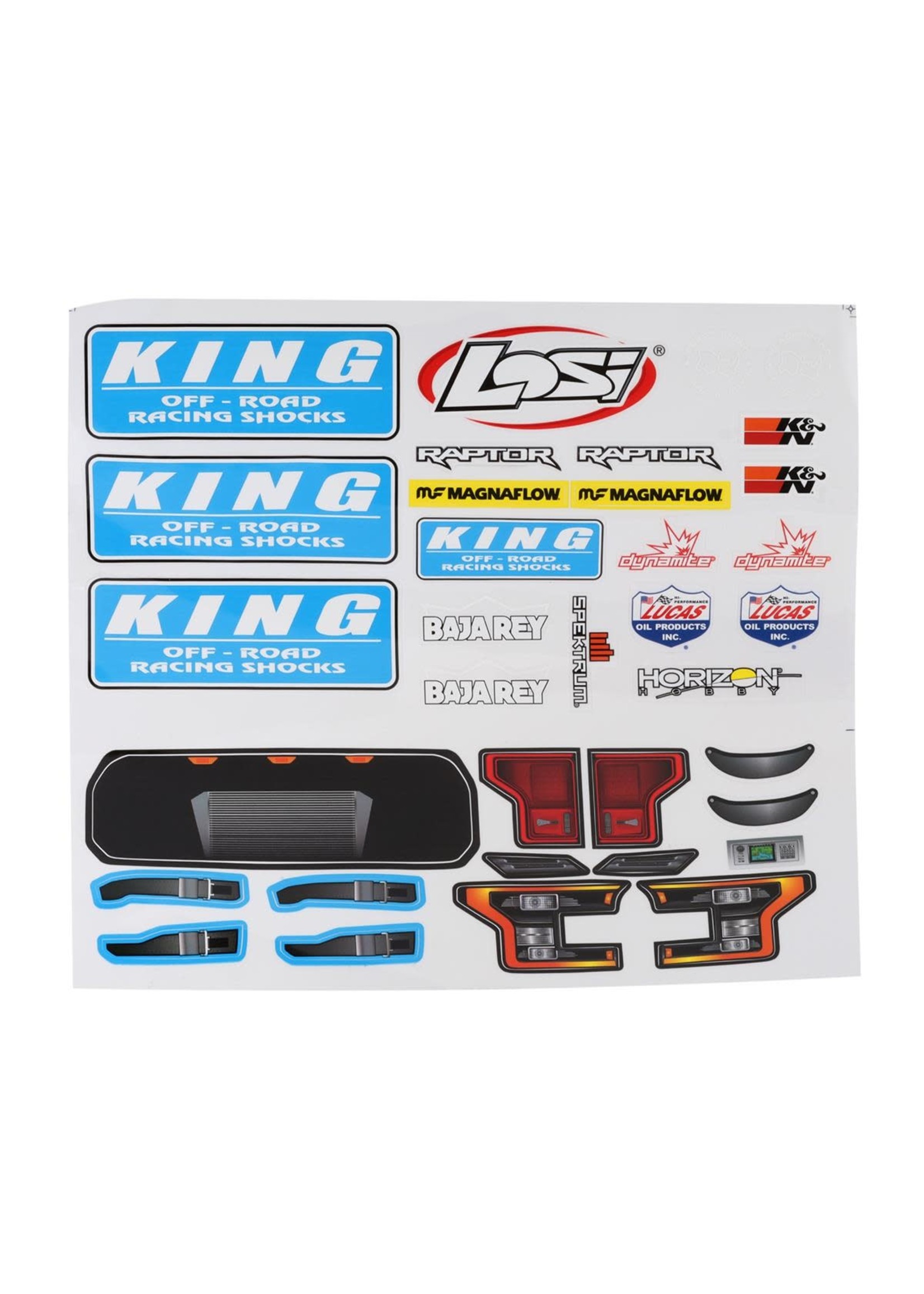 Losi LOS330005 Losi Baja Rey Clear Ford Raptor Body Set