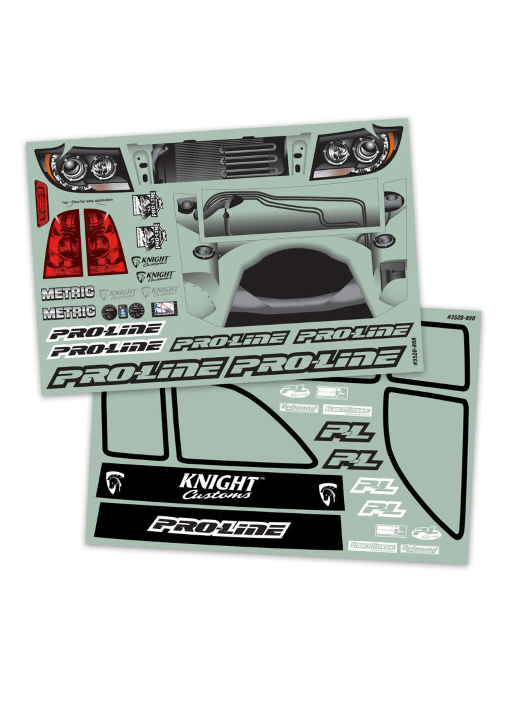 Pro-Line PRO352000 Pro-Line 12.3" Crawlers Builders Series Metric Clear Body