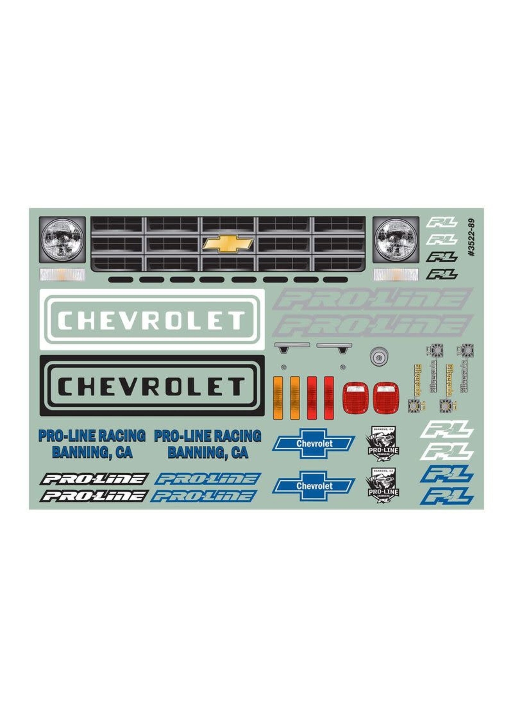 Pro-Line PRO352200 Pro-Line 12.3" WB Crawlers 1978 Chevy K-10 Clear Body