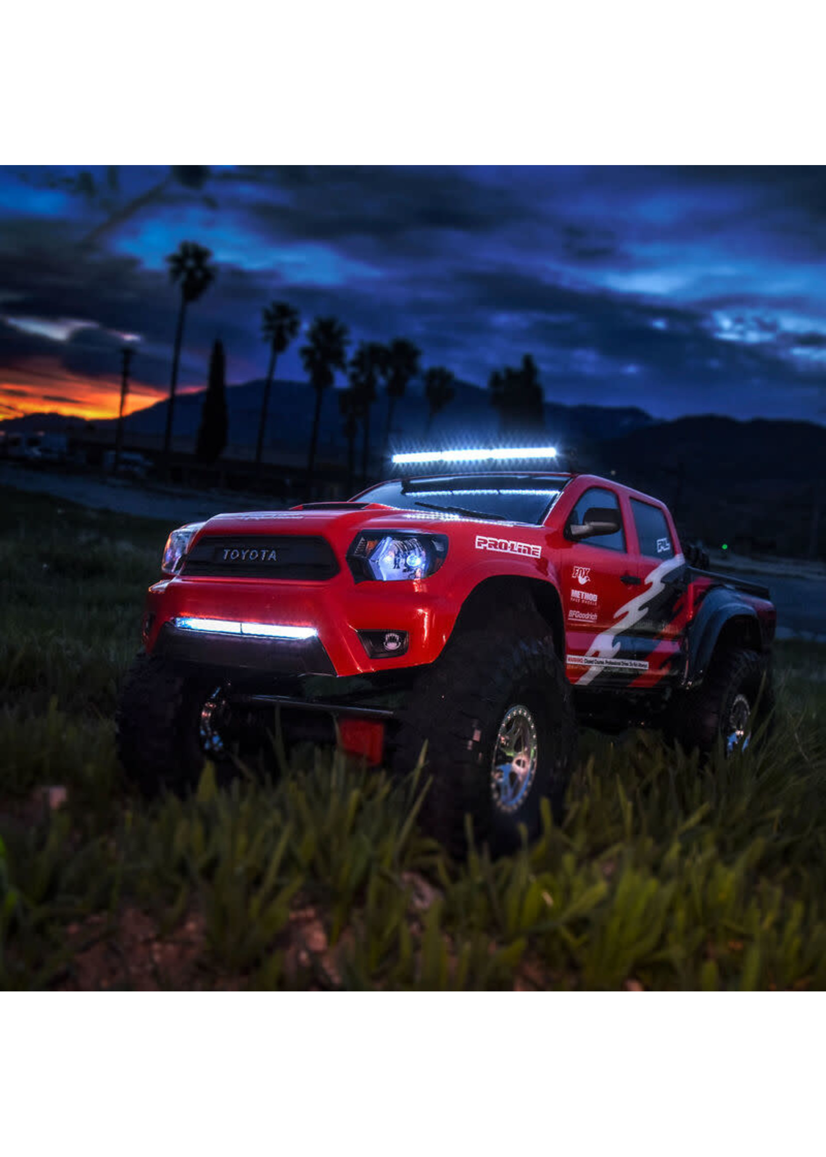 Pro-Line PRO356800 Pro-Line 2015 Toyota Tacoma TRD Pro 12.3" Rock Crawler Body (Clear)