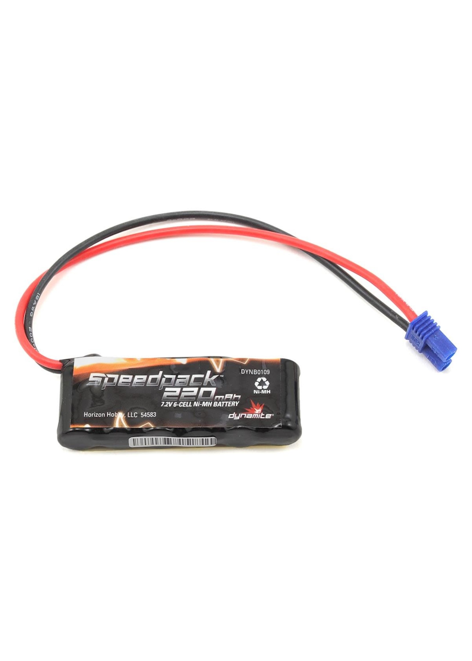 Dynamite DYNB0109 Dynamite 7.2V 220mAh 1/2AAA NiMH 6C Flat