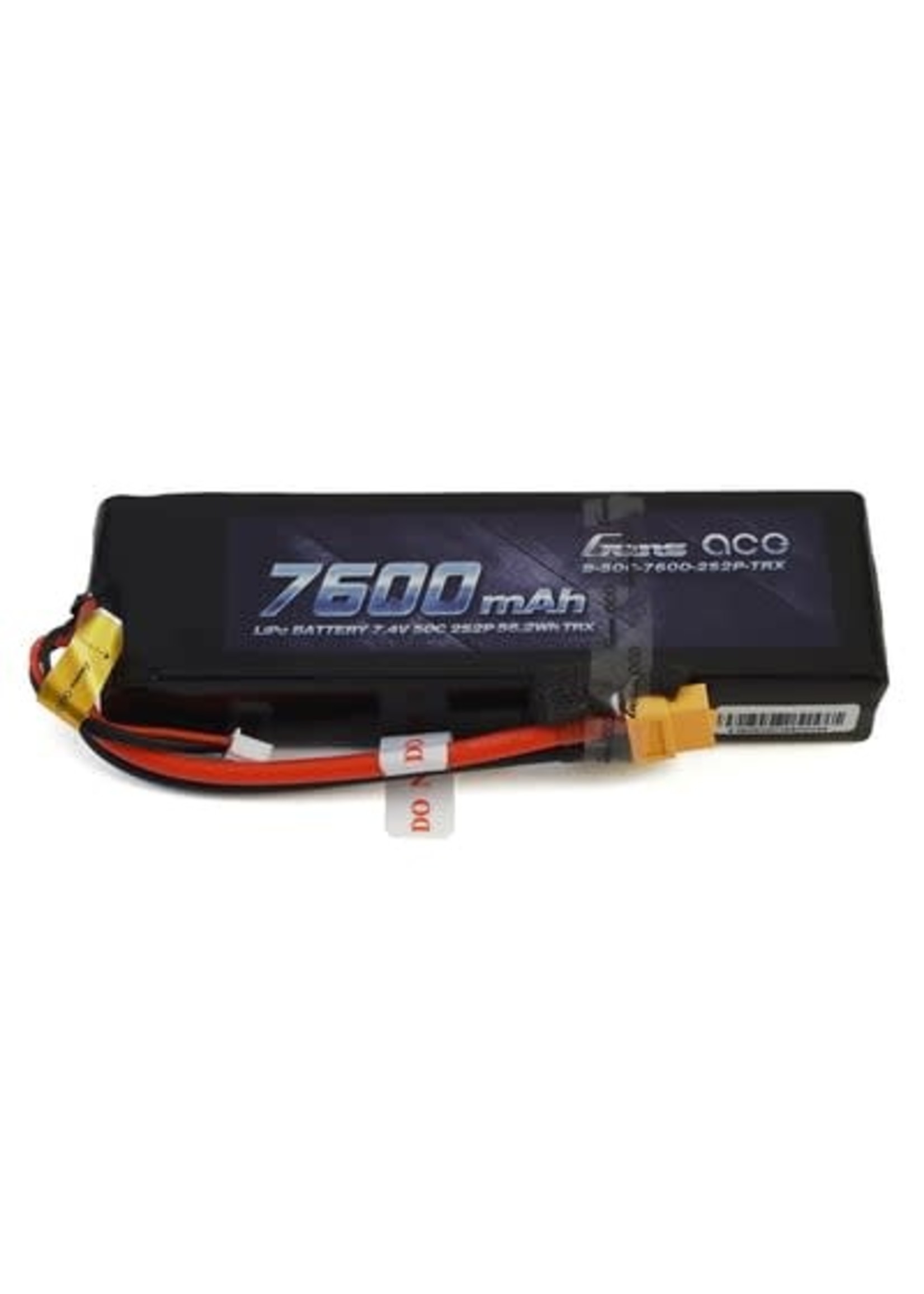 Gens ace GEA76002S50X6 Gens Ace 2S Soft 50C LiPo Battery Pack w/XT60 Connector (7.4V/7600mAh)